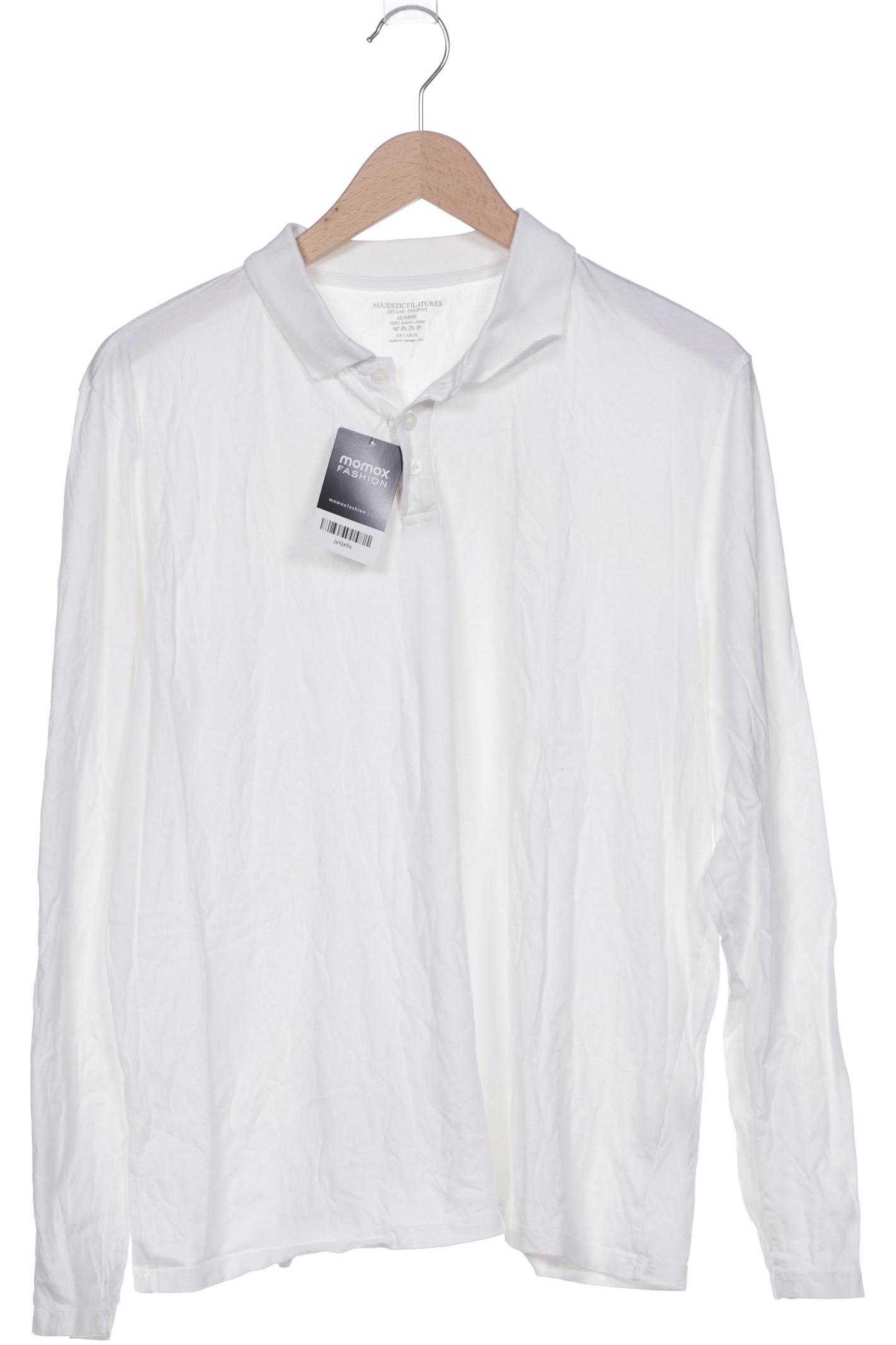 

Majestic Filatures Herren Poloshirt, cremeweiß, Gr. 56