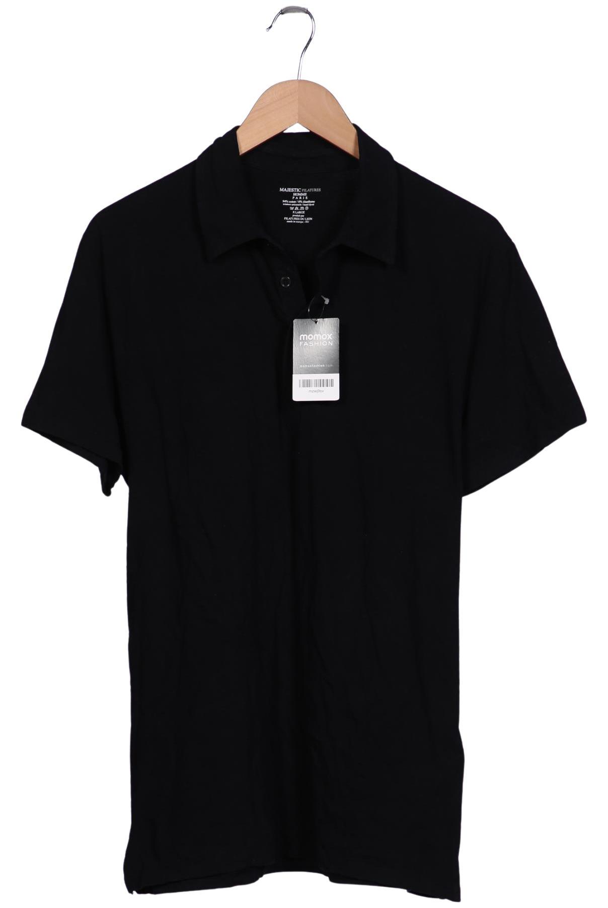 

Majestic Filatures Herren Poloshirt, schwarz, Gr. 54