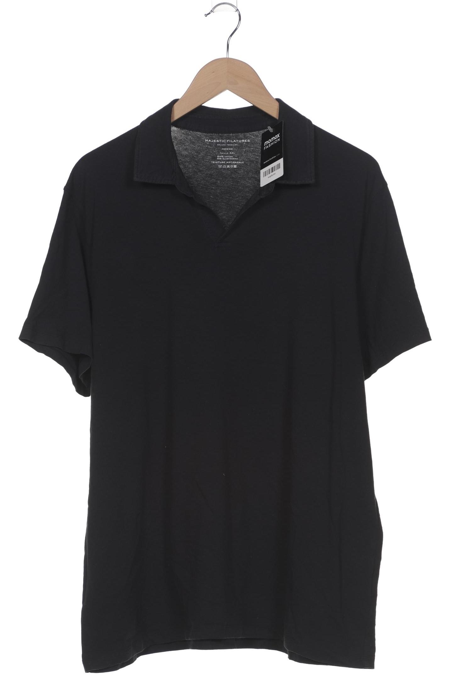 

Majestic Filatures Herren Poloshirt, schwarz, Gr. 56