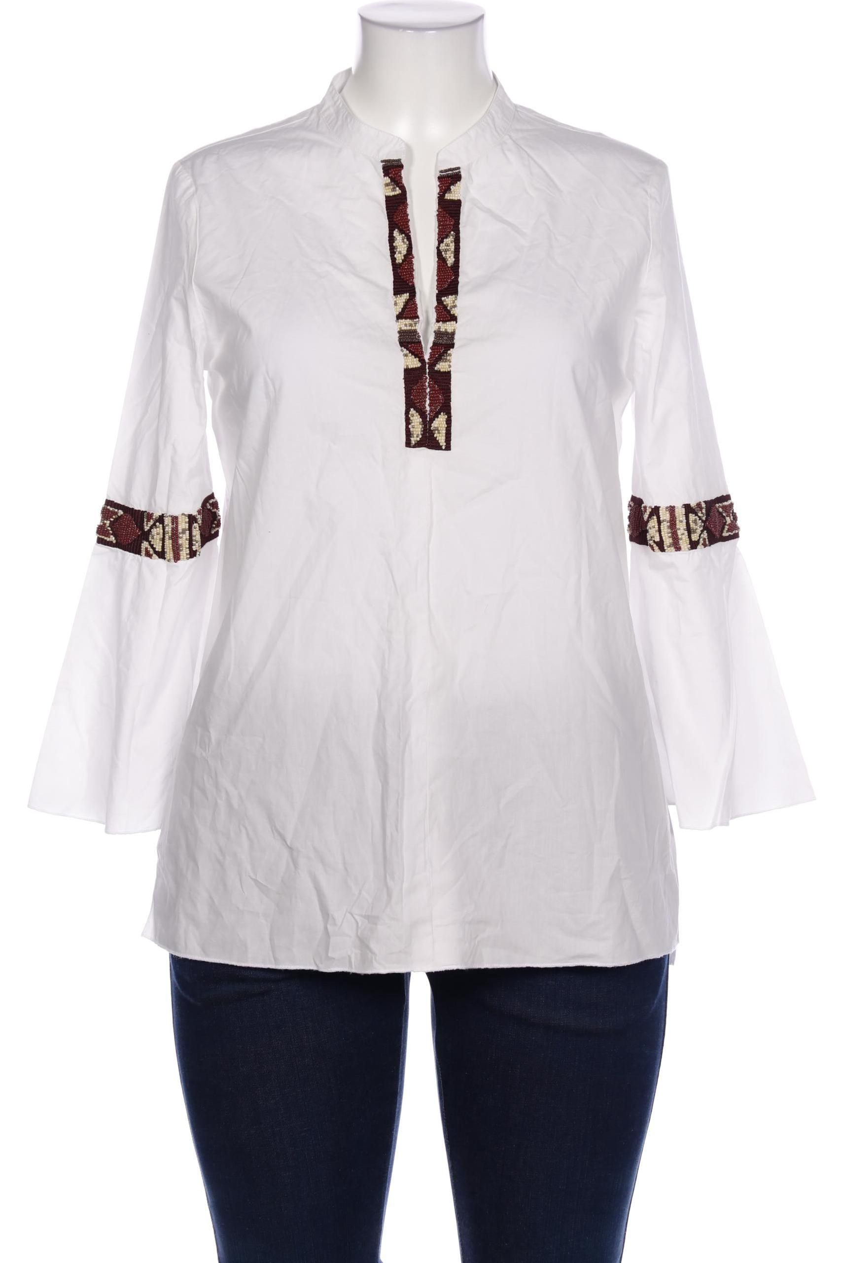 

MALIPARMI Damen Bluse, weiß