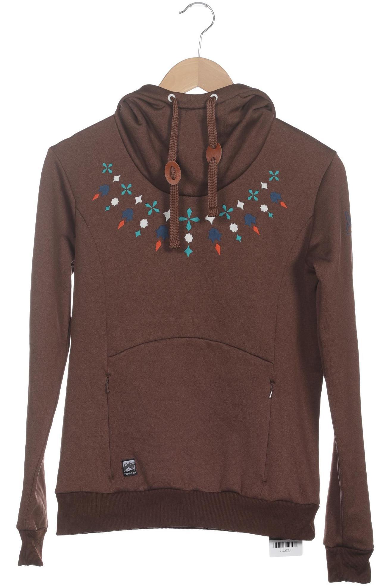 

Maloja Damen Kapuzenpullover, braun, Gr.