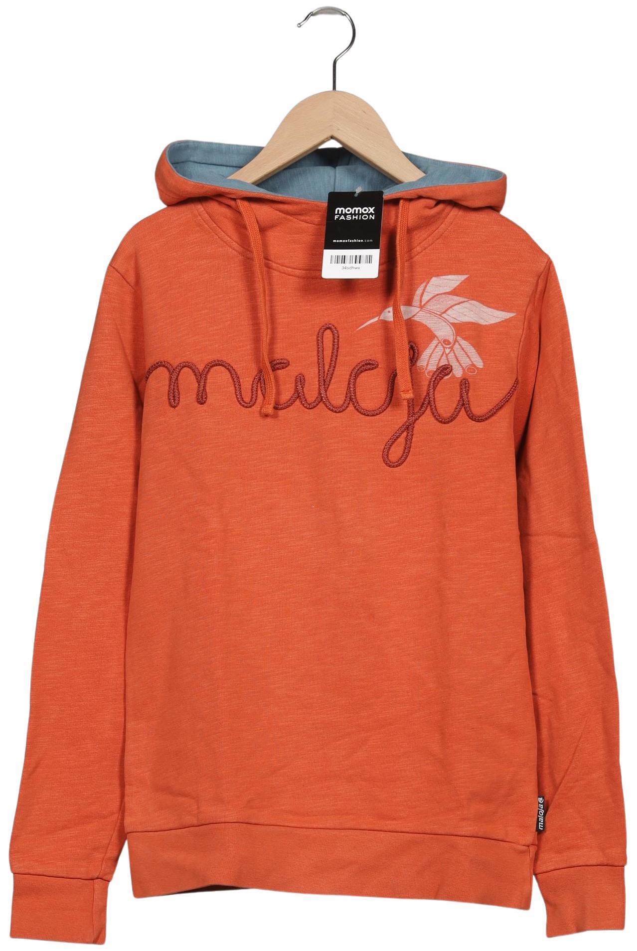 

Maloja Damen Kapuzenpullover, orange, Gr. 36