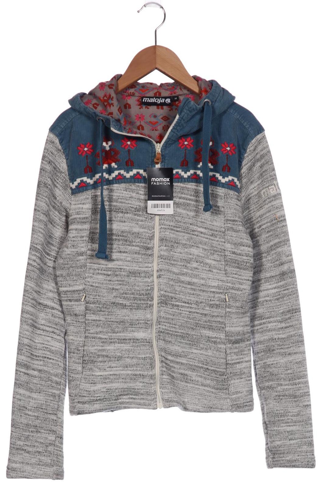 

Maloja Damen Kapuzenpullover, grau, Gr. 38