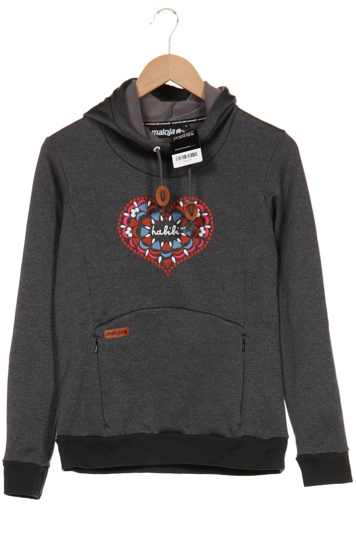 

Maloja Damen Kapuzenpullover, grau, Gr. 38