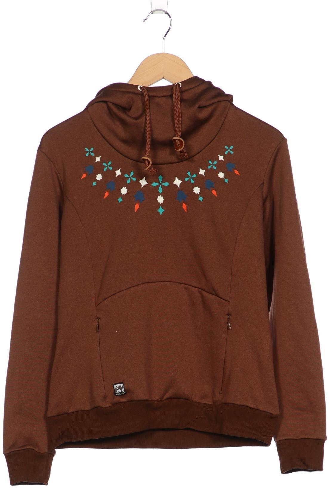 

Maloja Damen Kapuzenpullover, braun, Gr. 38