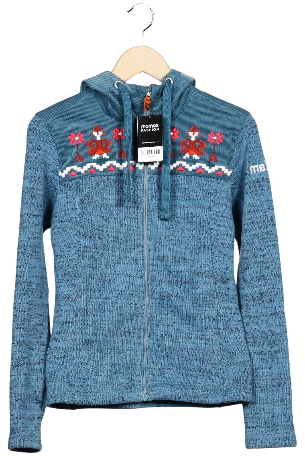 

Maloja Damen Kapuzenpullover, blau, Gr. 36