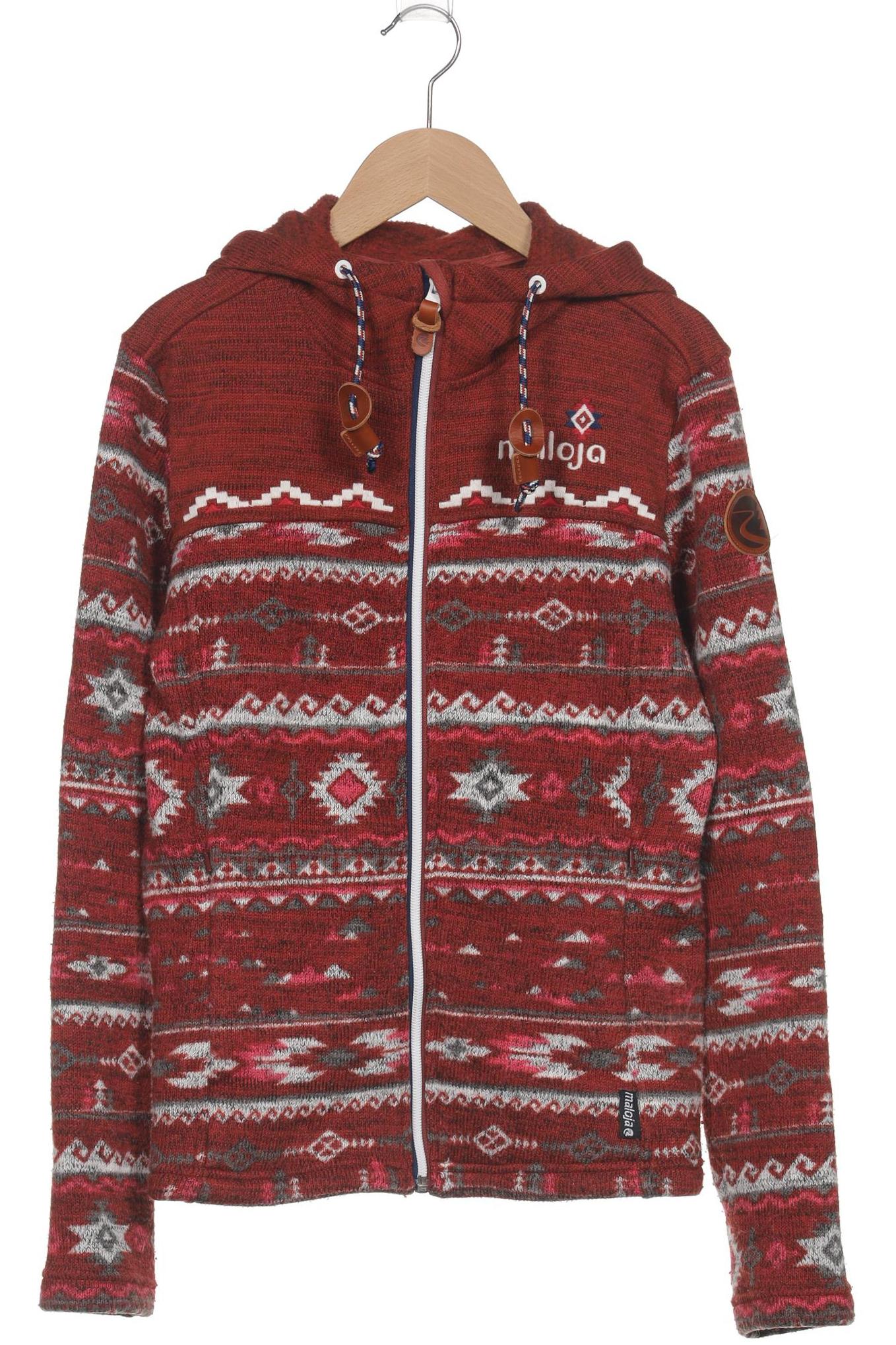 

Maloja Damen Kapuzenpullover, rot, Gr. 36