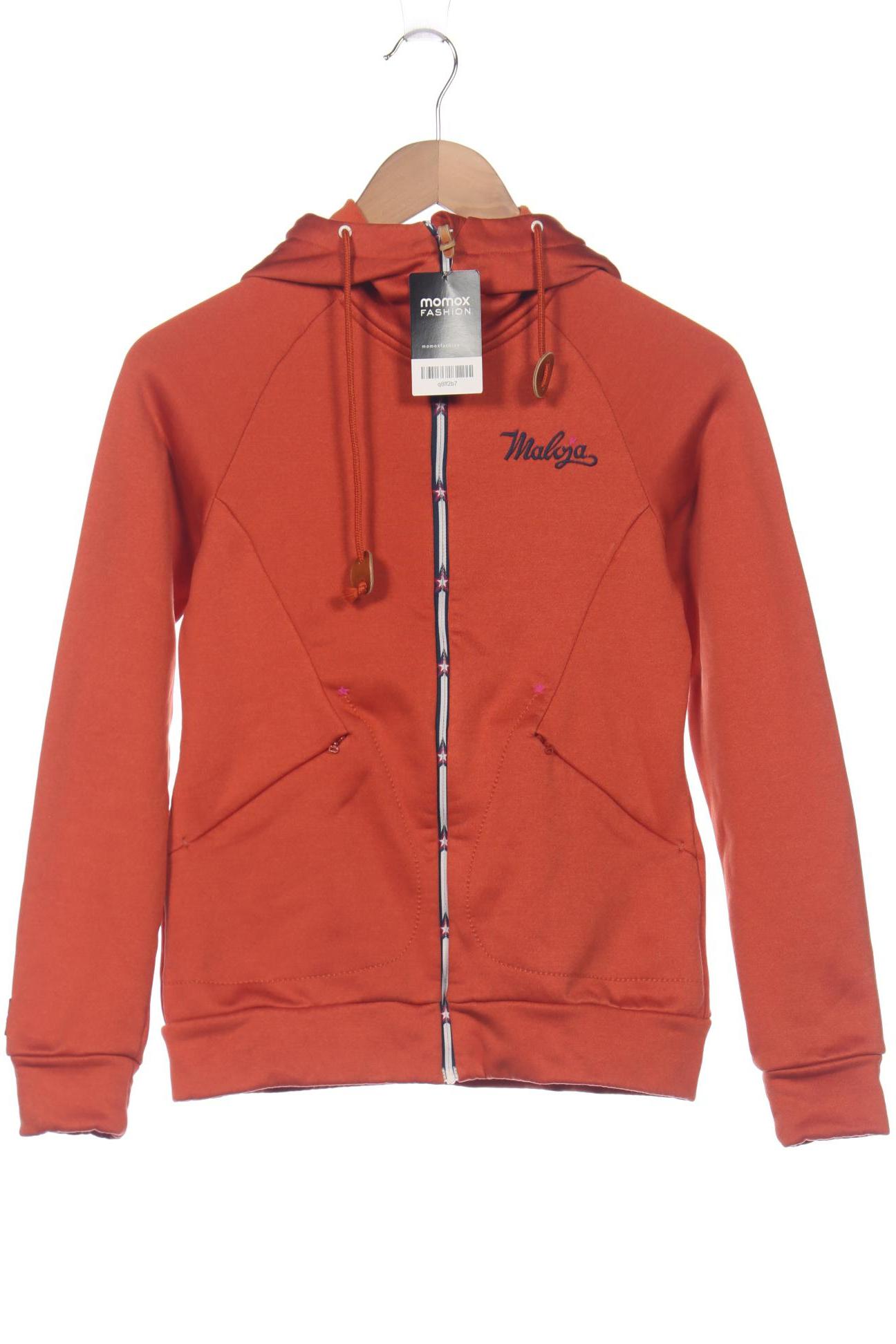 

Maloja Damen Kapuzenpullover, orange, Gr. 36