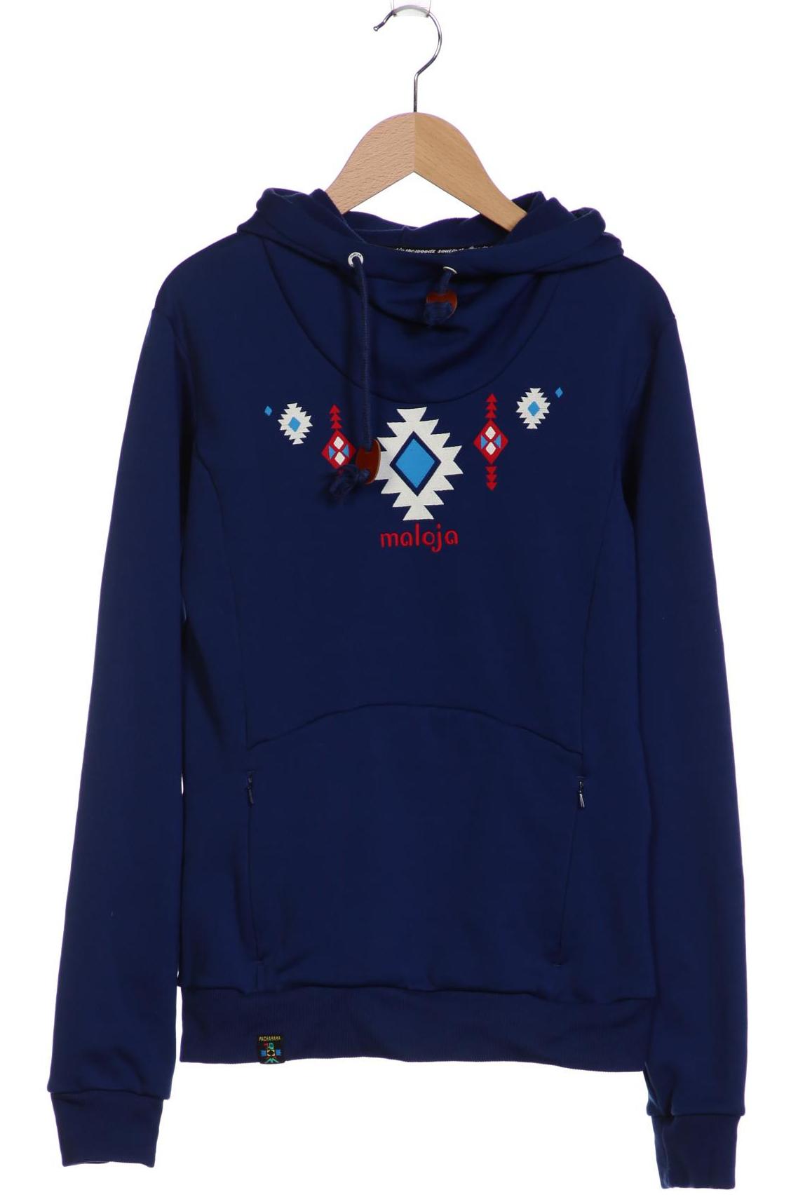 

Maloja Damen Kapuzenpullover, blau, Gr. 36