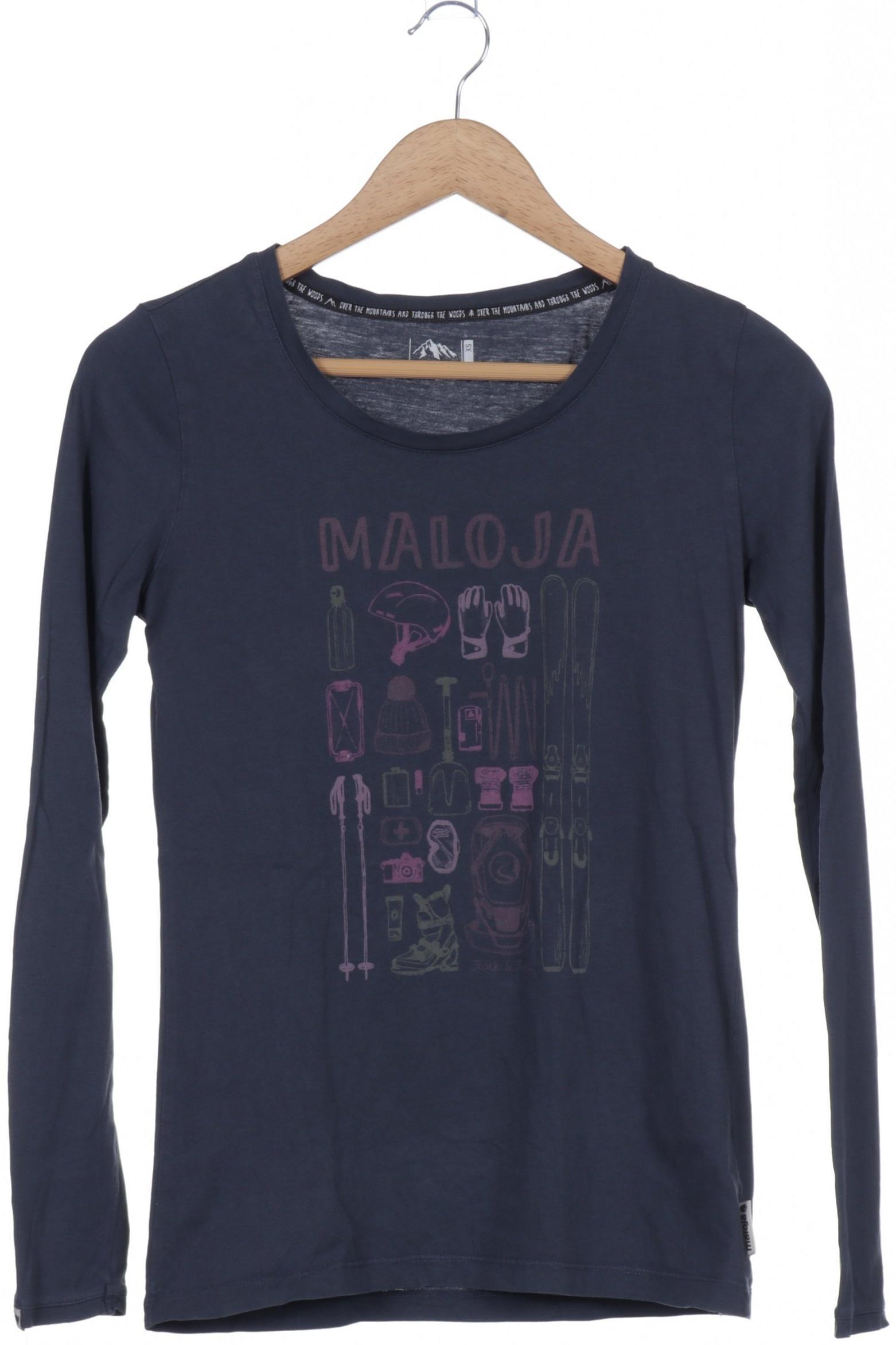 

Maloja Damen Langarmshirt, blau, Gr.