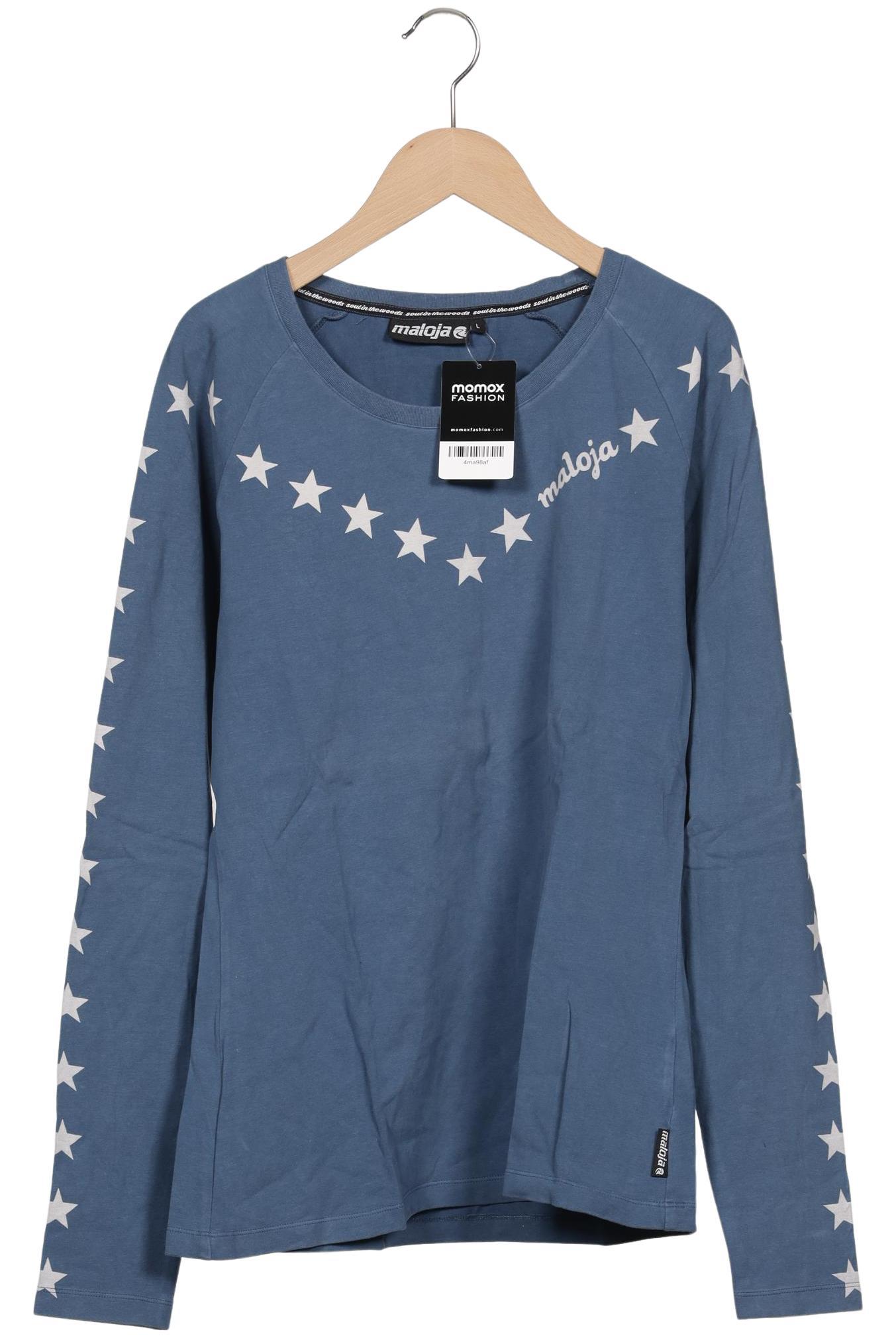 

Maloja Damen Langarmshirt, blau, Gr. 42