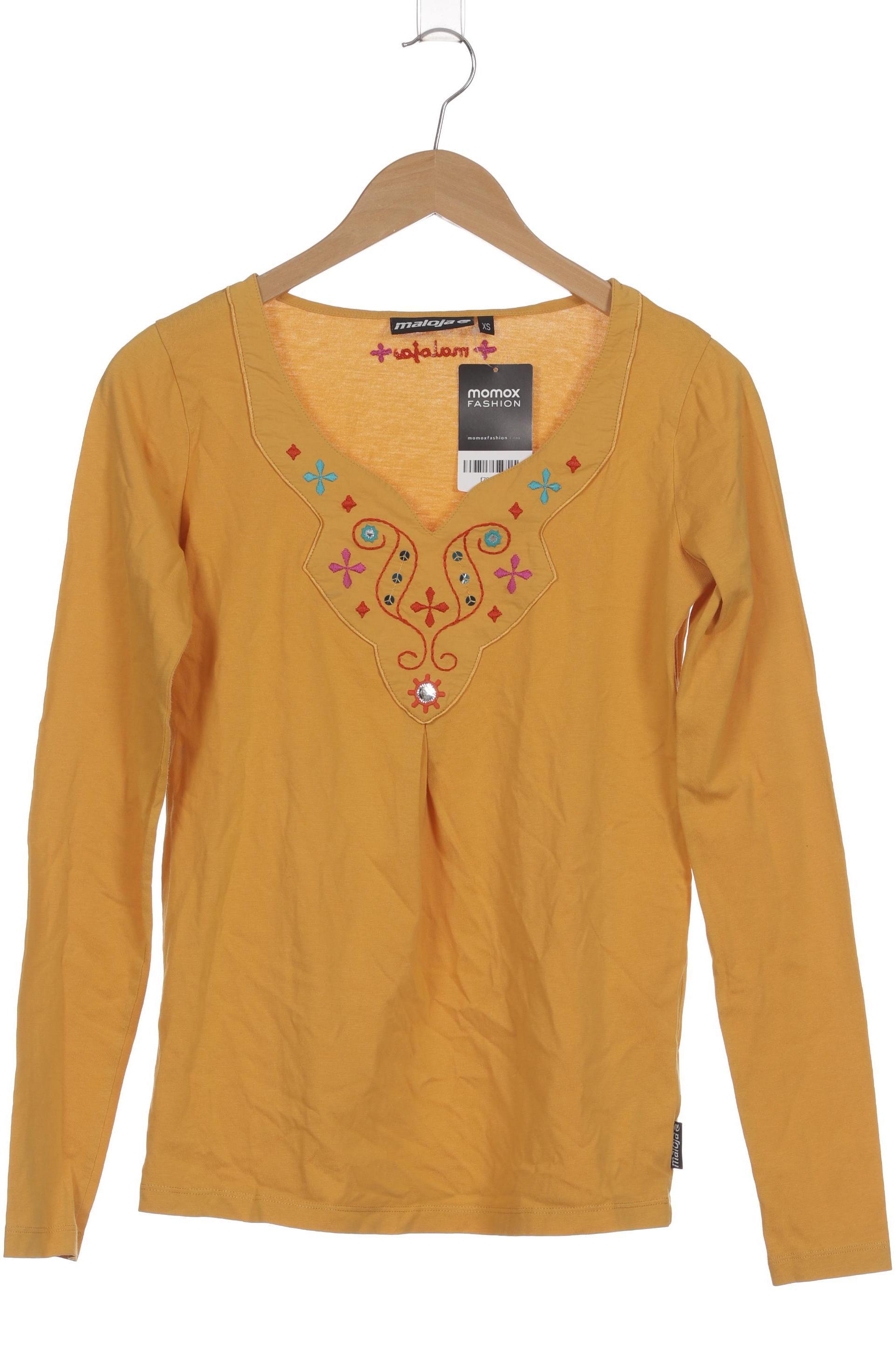 

Maloja Damen Langarmshirt, gelb, Gr. 34