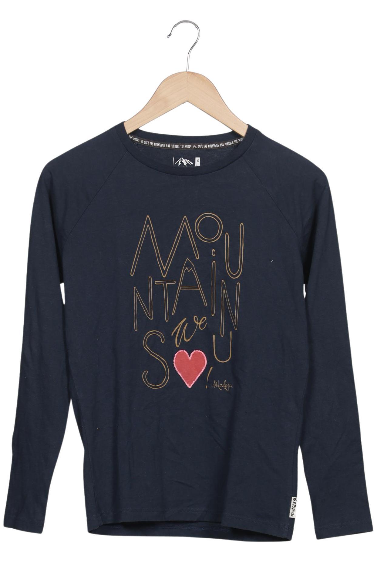 

Maloja Damen Langarmshirt, marineblau, Gr. 34