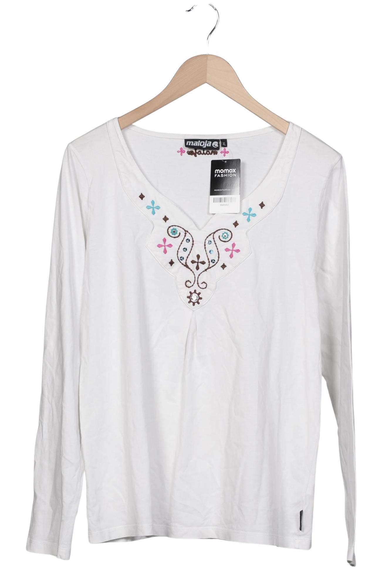 Thumbnail - Maloja Damen Langarmshirt, weiß, Gr. 44