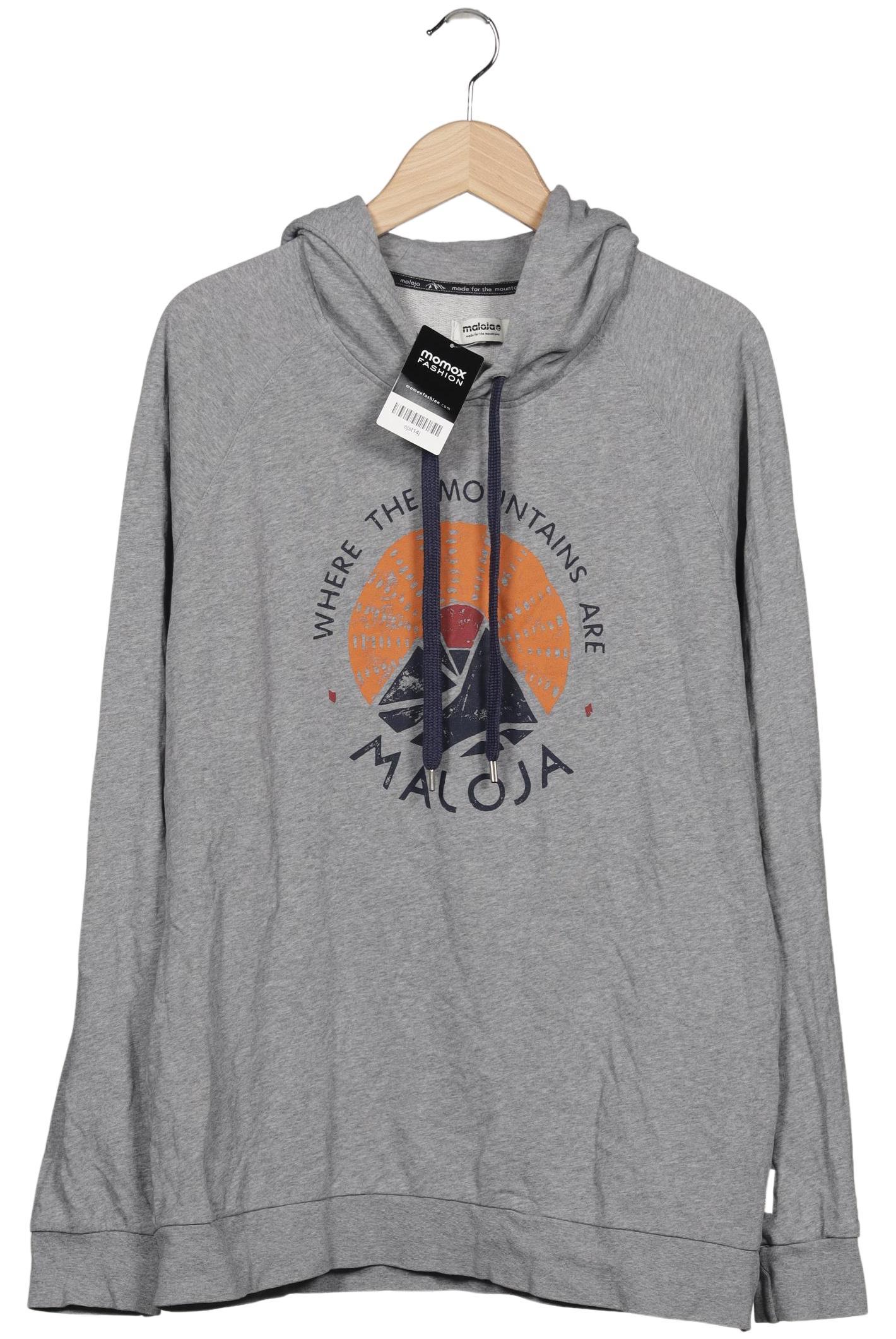 

Maloja Herren Kapuzenpullover, grau, Gr. 52