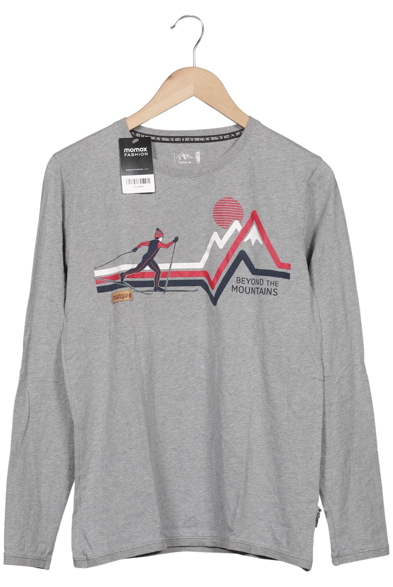 Thumbnail - Maloja Herren Langarmshirt, grau, Gr. 46