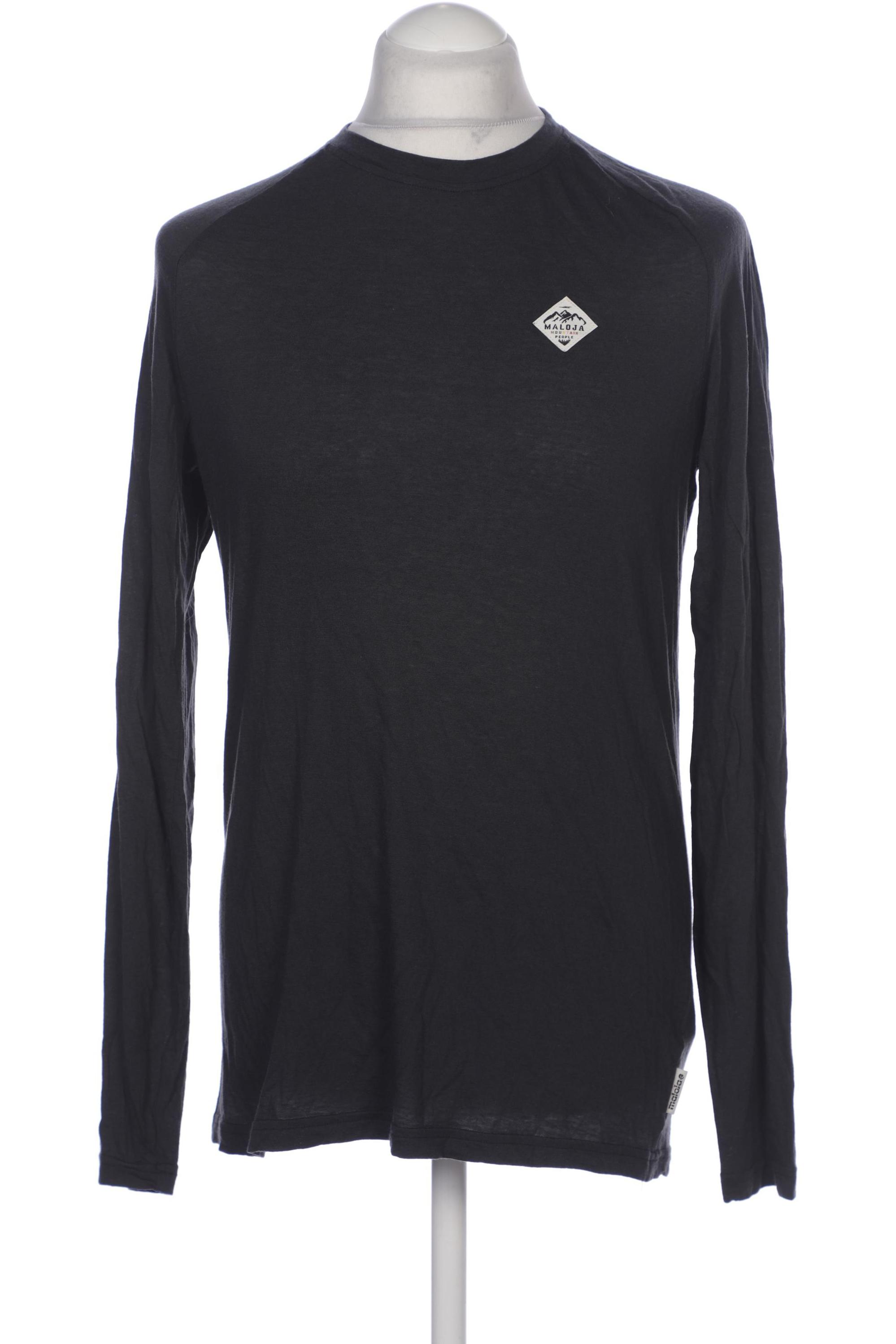 

Maloja Herren Langarmshirt, schwarz, Gr. 48