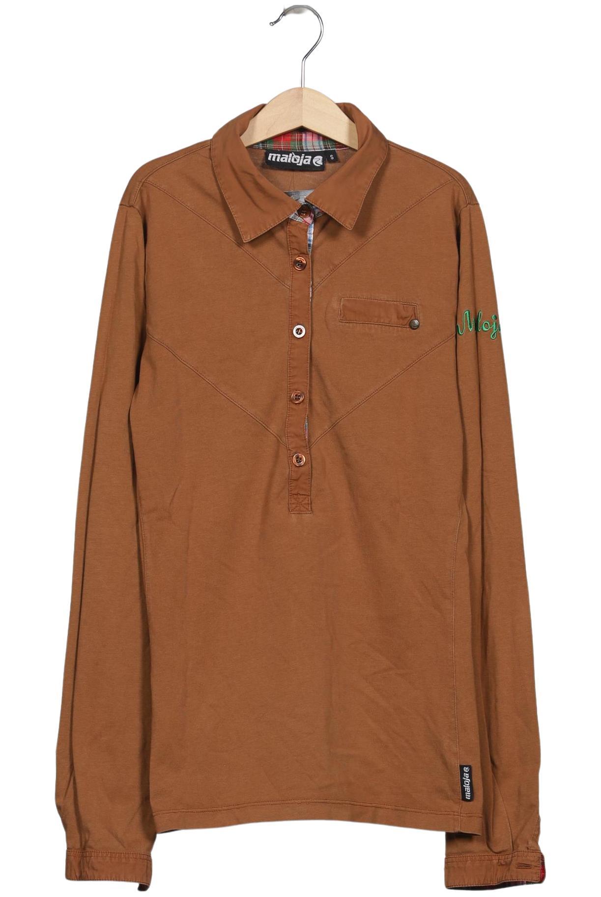 

Maloja Herren Langarmshirt, braun, Gr. 46