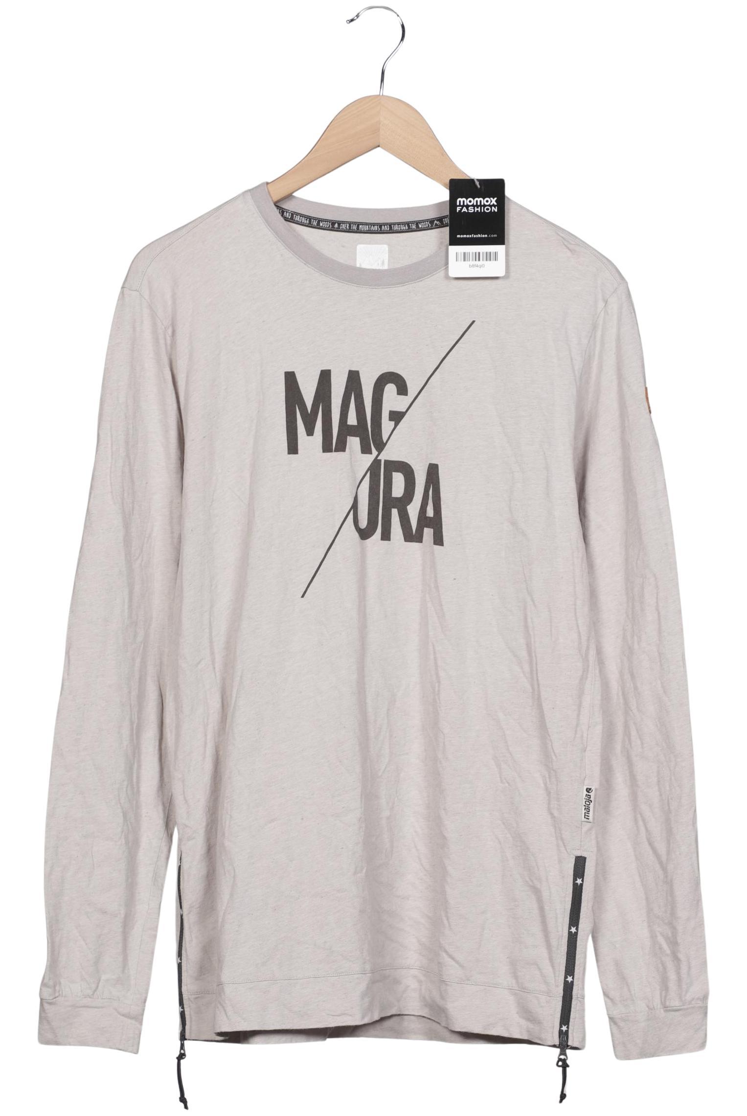 

Maloja Herren Langarmshirt, grau, Gr. 48