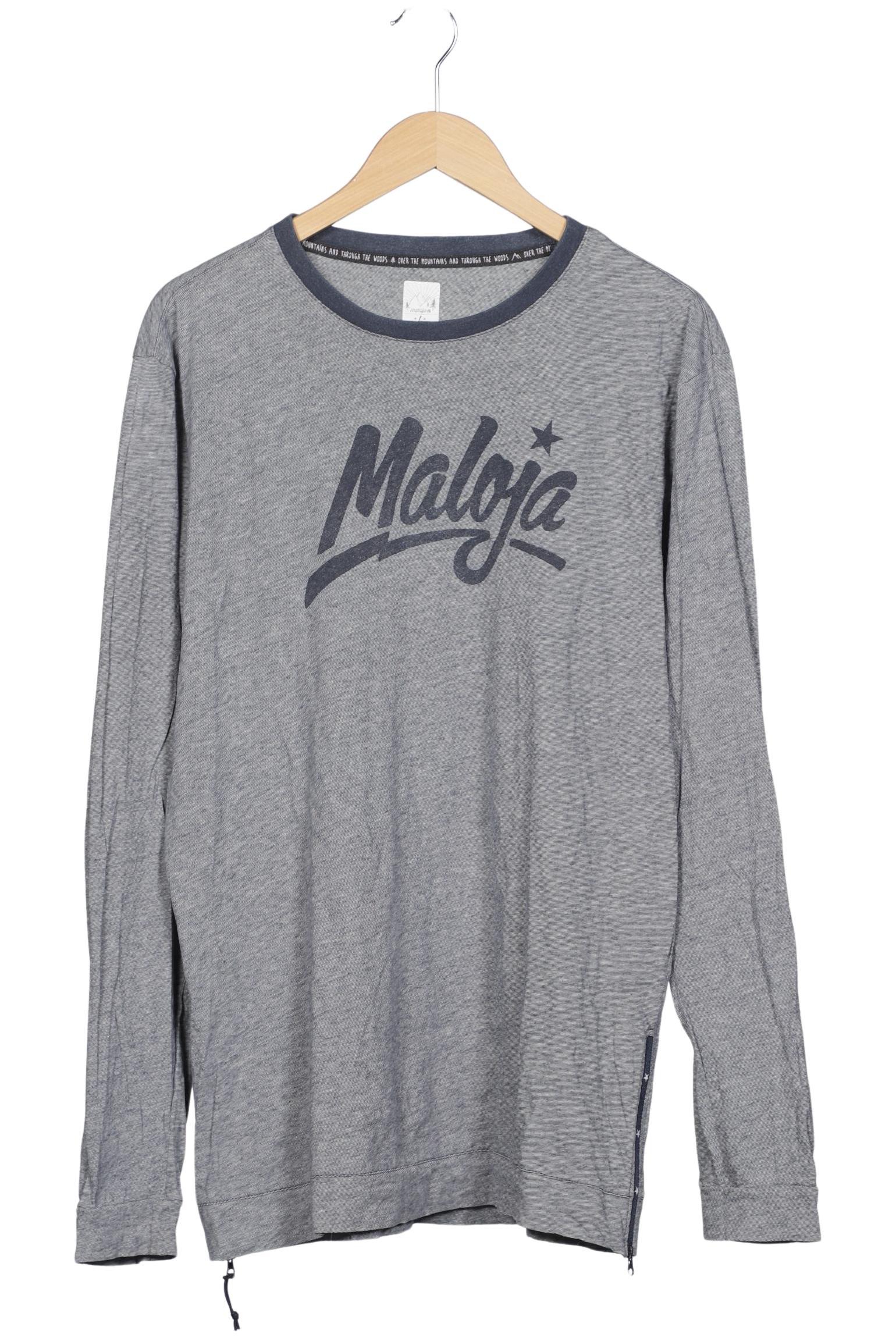 

Maloja Herren Langarmshirt, grau, Gr. 52