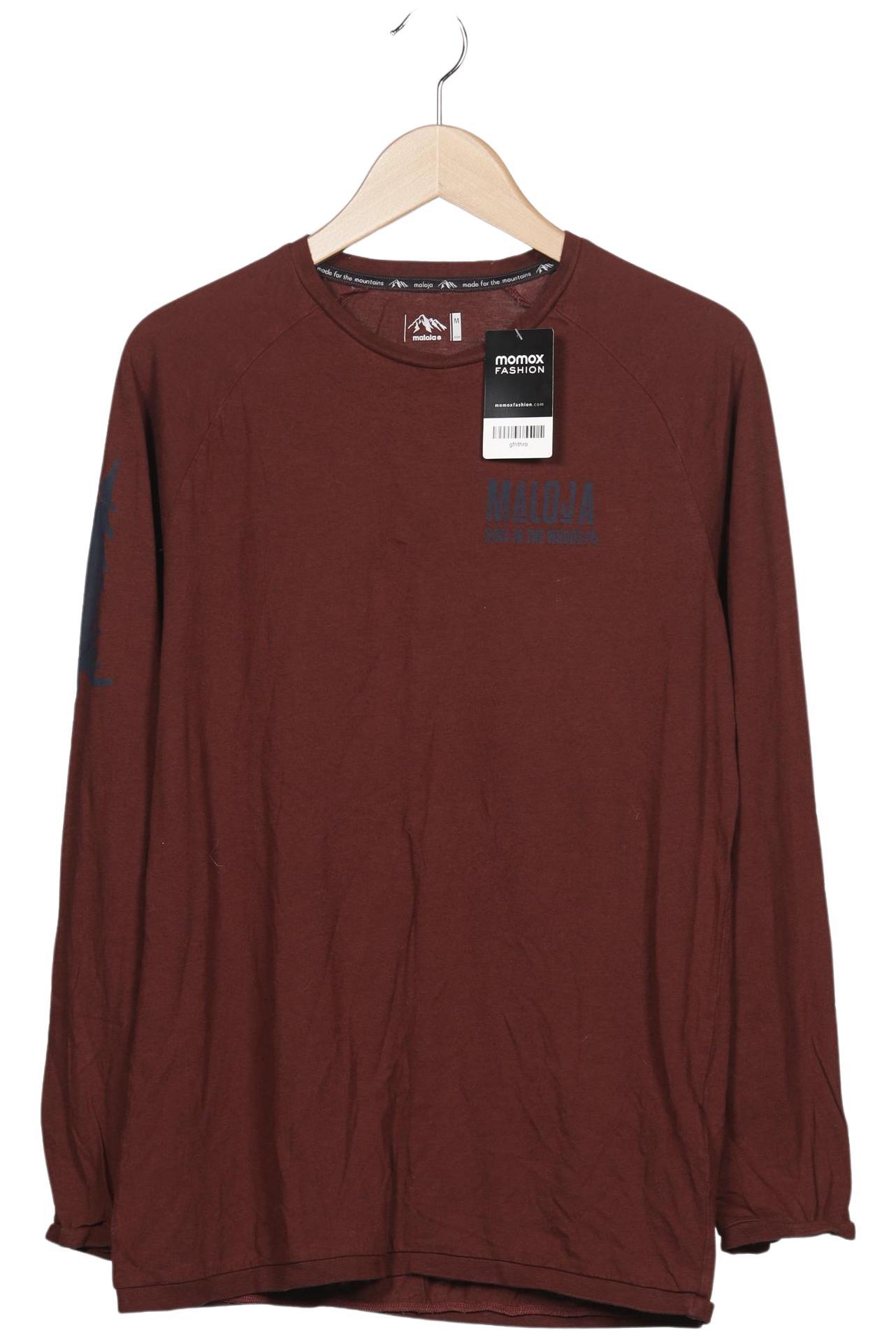 

Maloja Herren Langarmshirt, bordeaux, Gr. 48