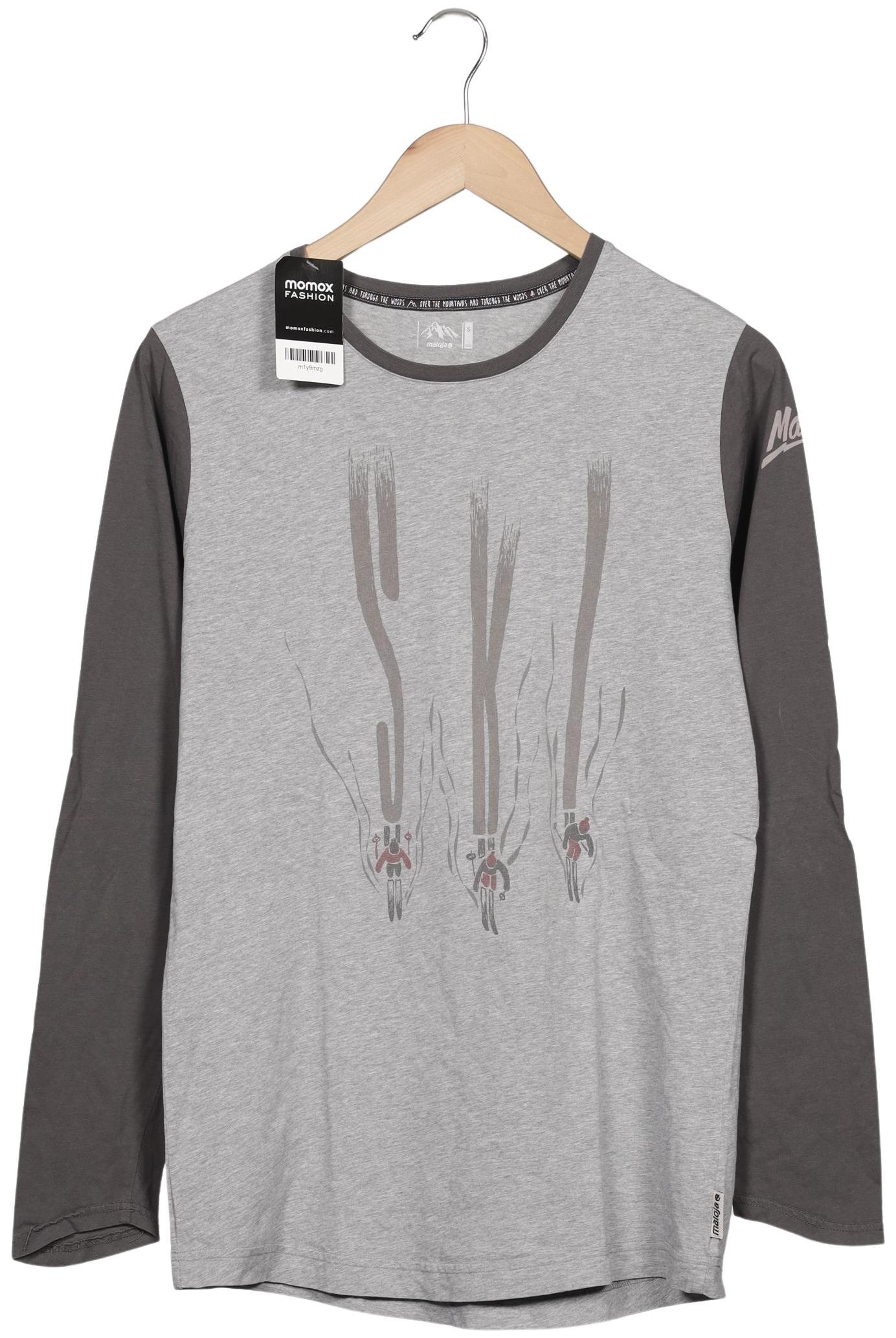 

Maloja Herren Langarmshirt, grau, Gr. 46