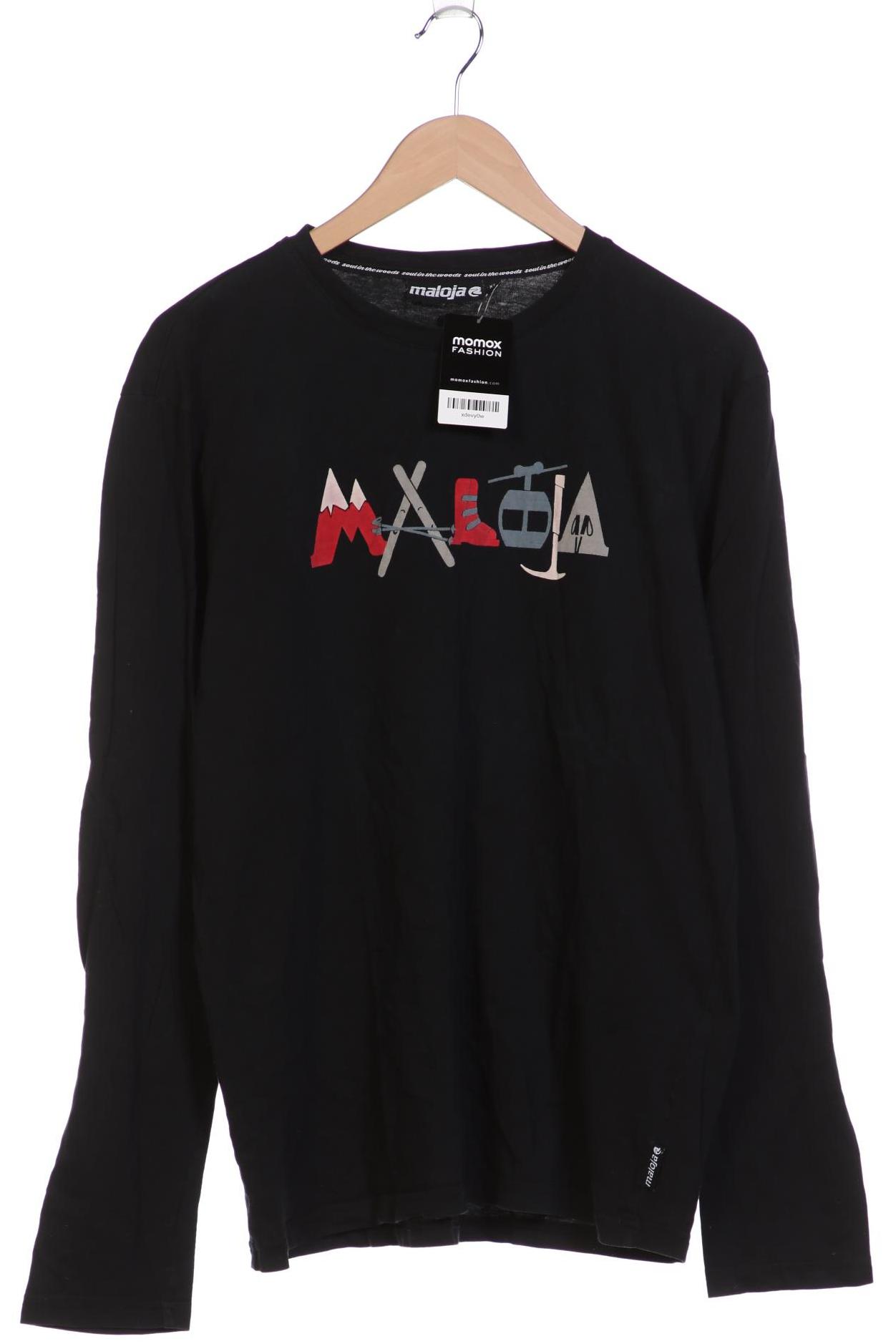 

Maloja Herren Langarmshirt, schwarz, Gr. 54