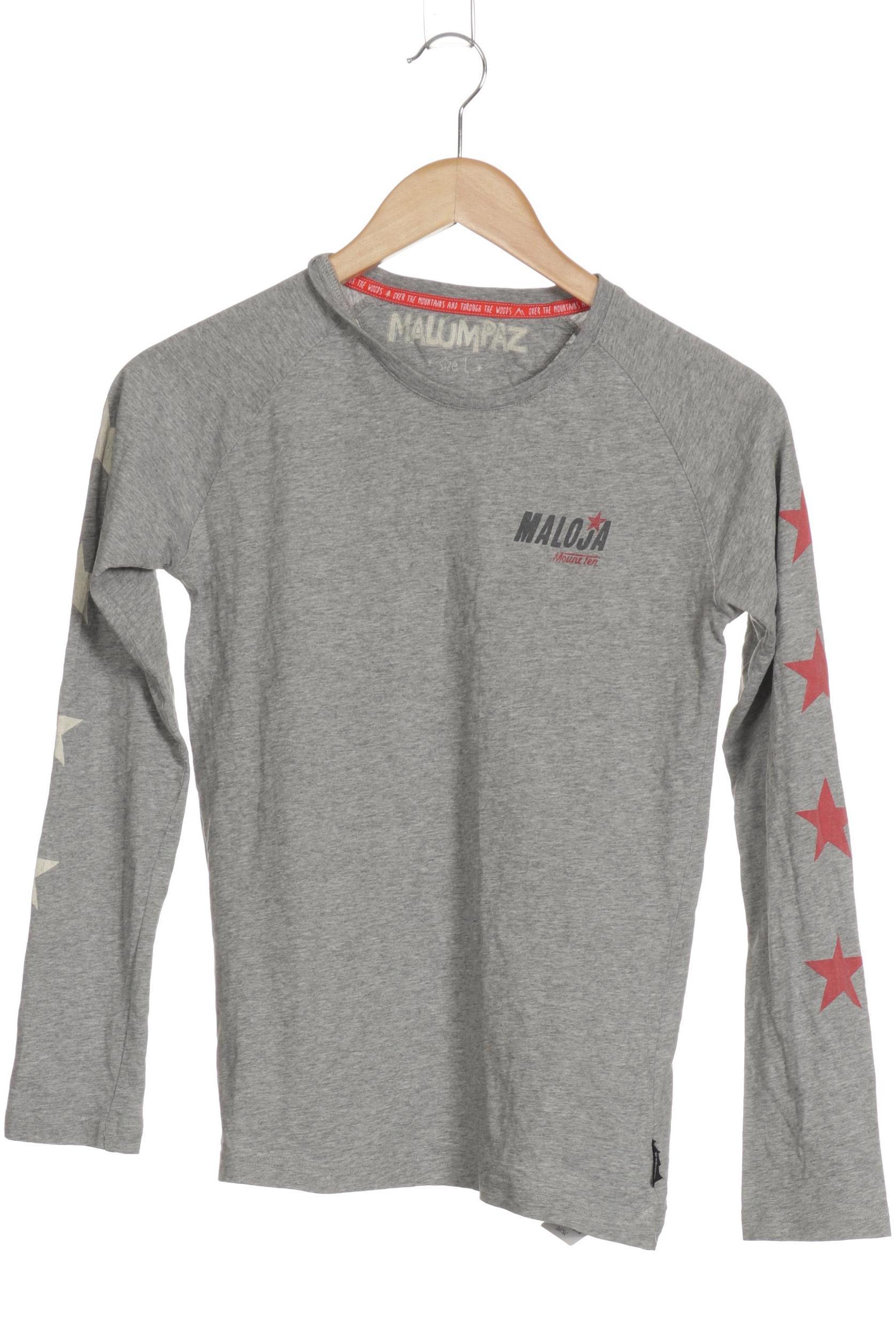

Maloja Jungen Langarmshirt, grau, Gr.
