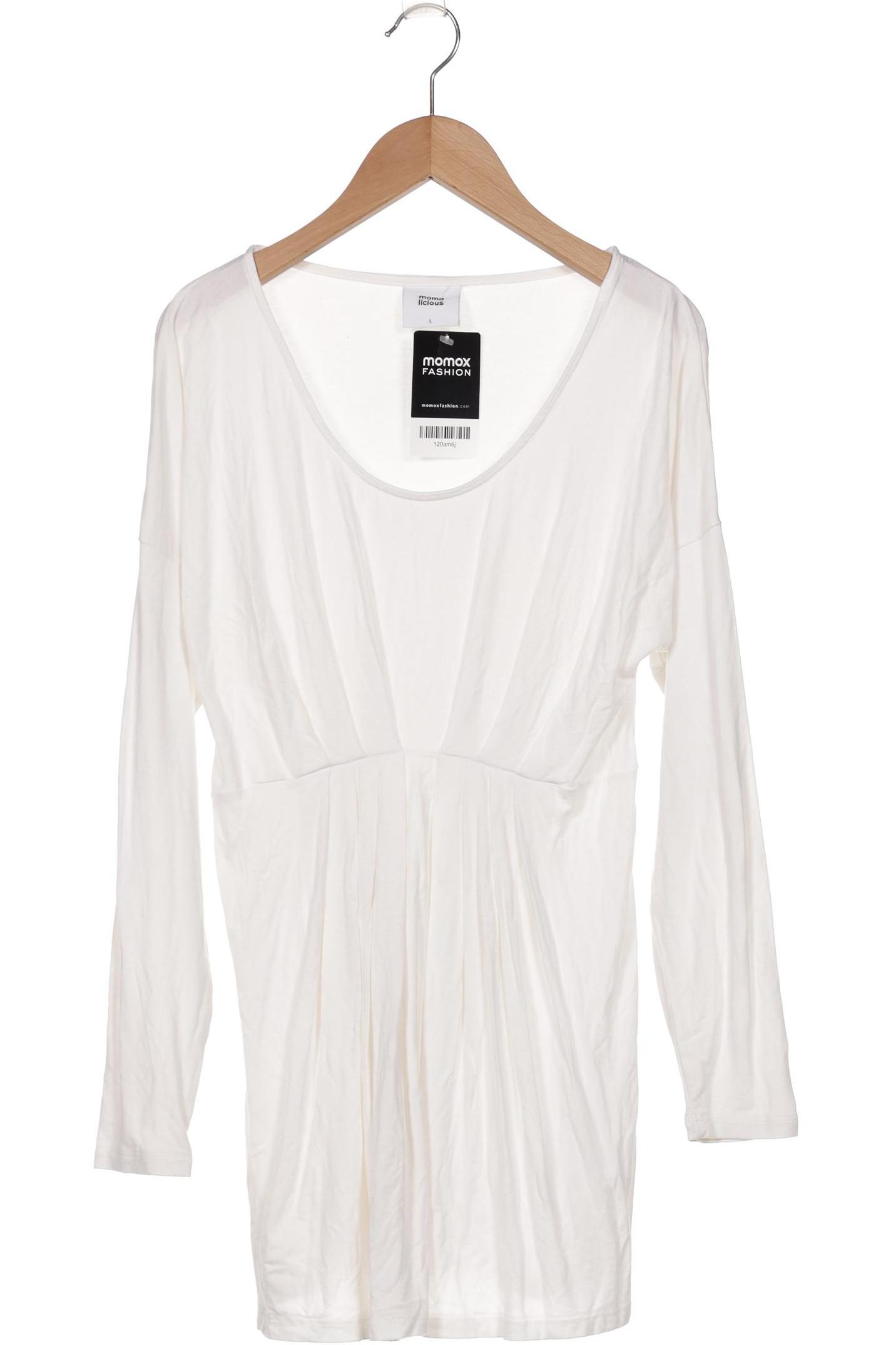 

Mama Licious Damen Langarmshirt, weiß, Gr. 42