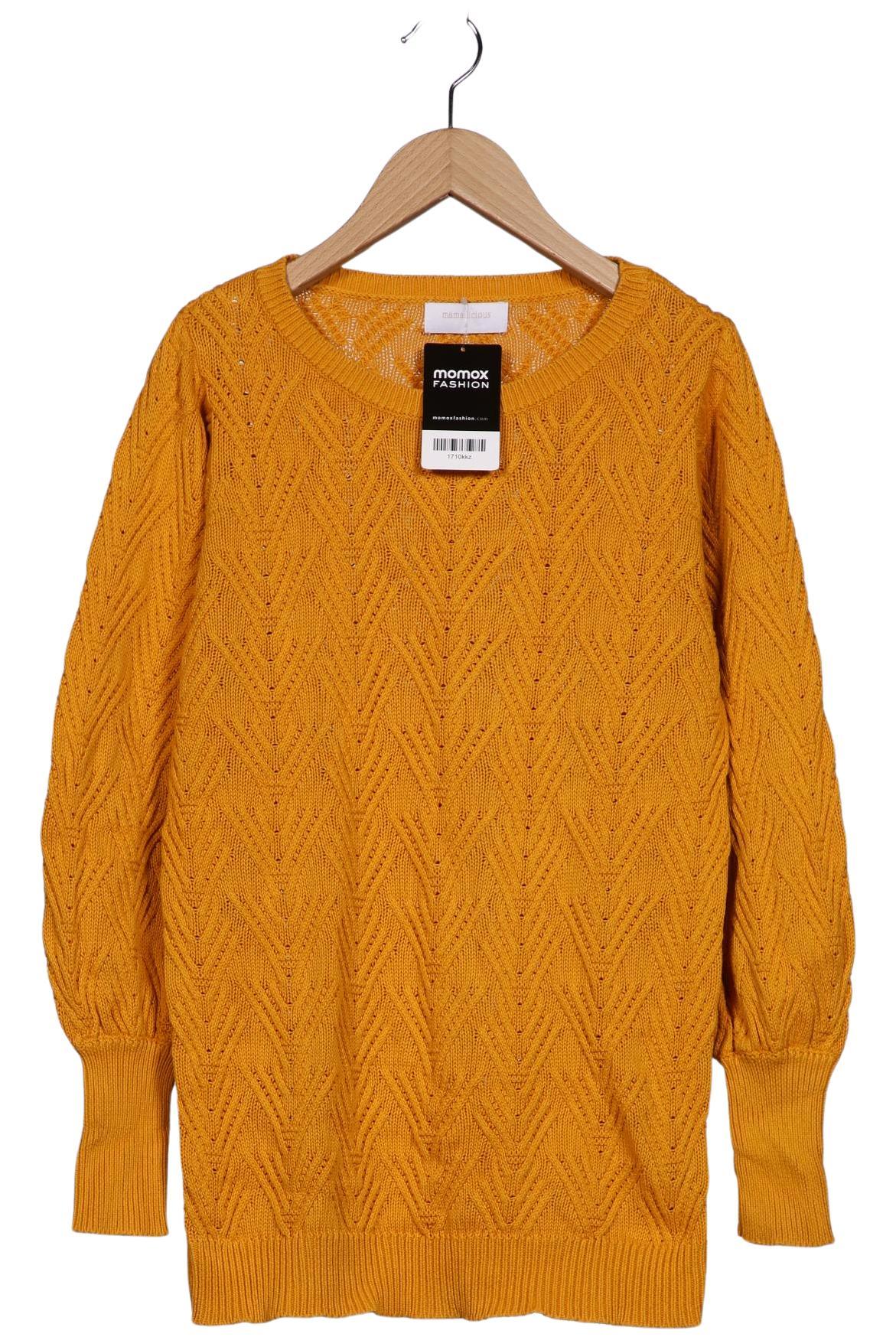 

Mama Licious Damen Pullover, gelb, Gr. 36