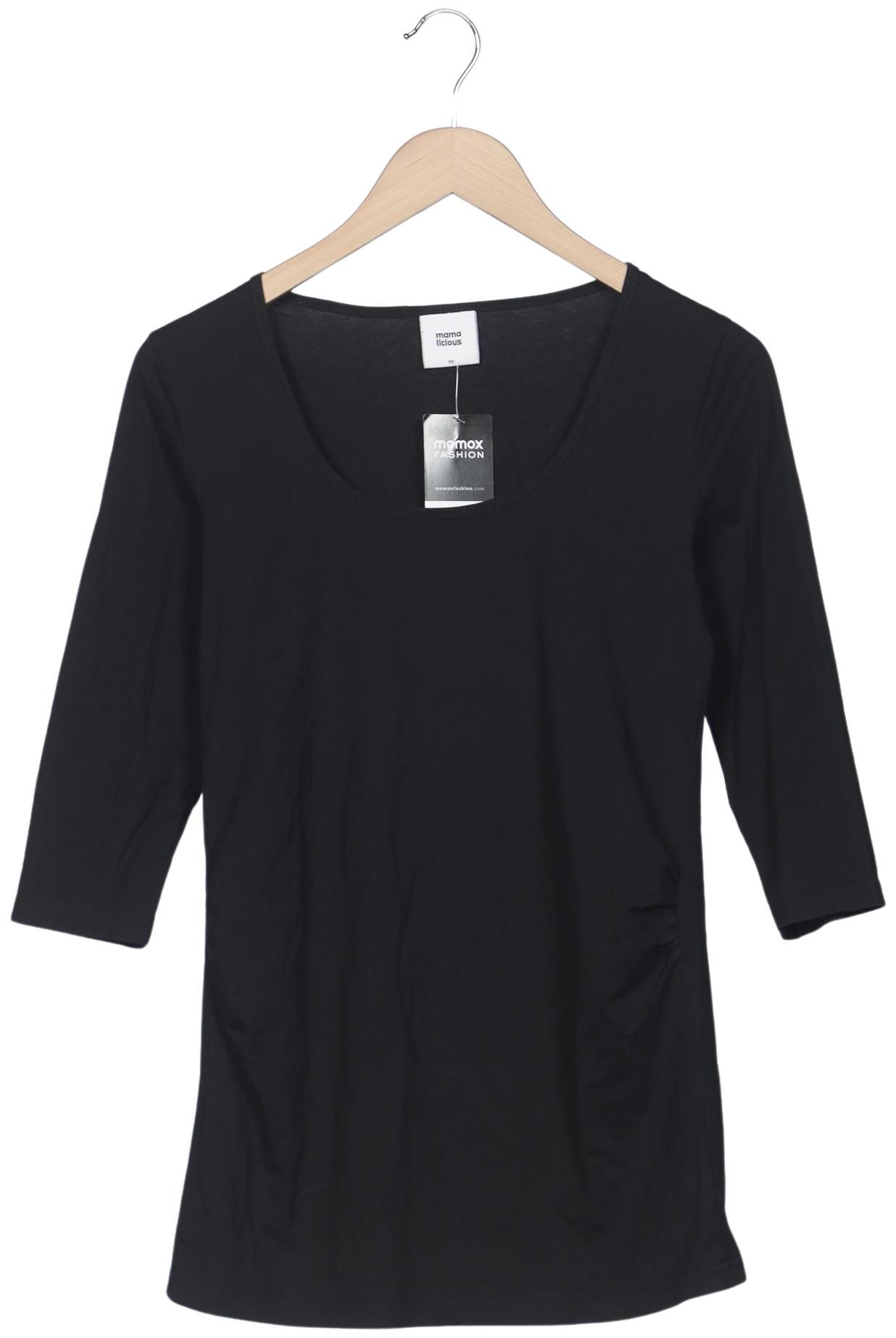 

Mama Licious Damen Langarmshirt, schwarz, Gr. 38