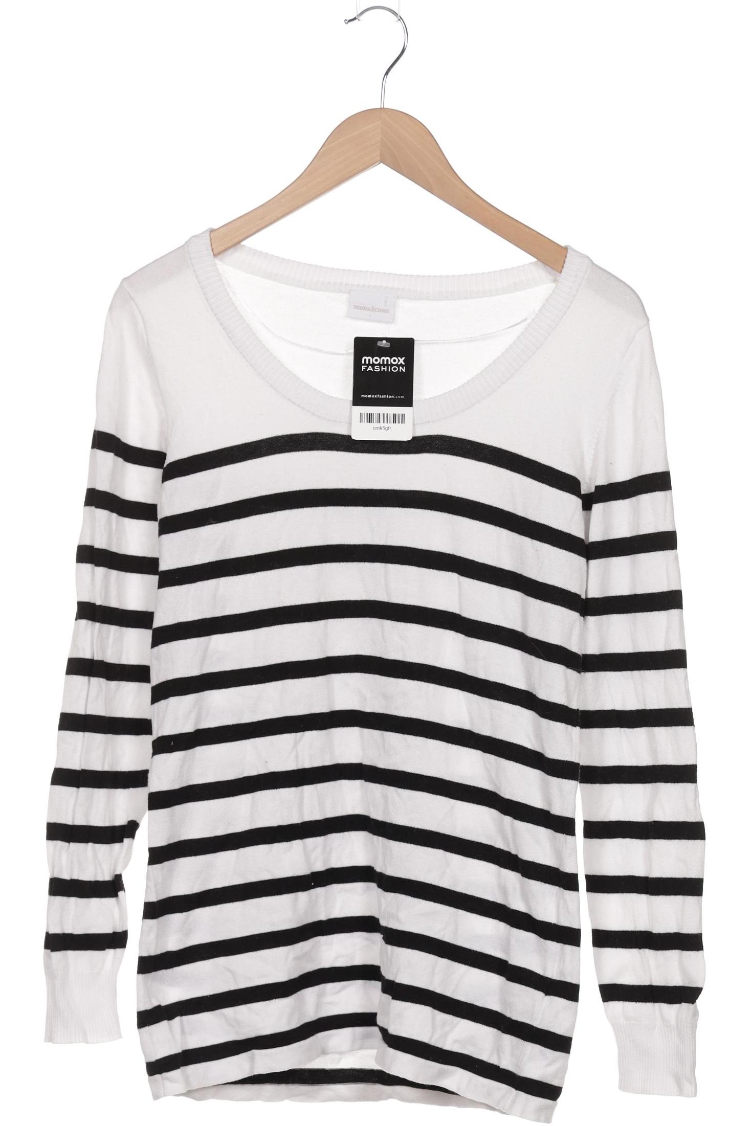 

Mama Licious Damen Pullover, weiß, Gr. 42