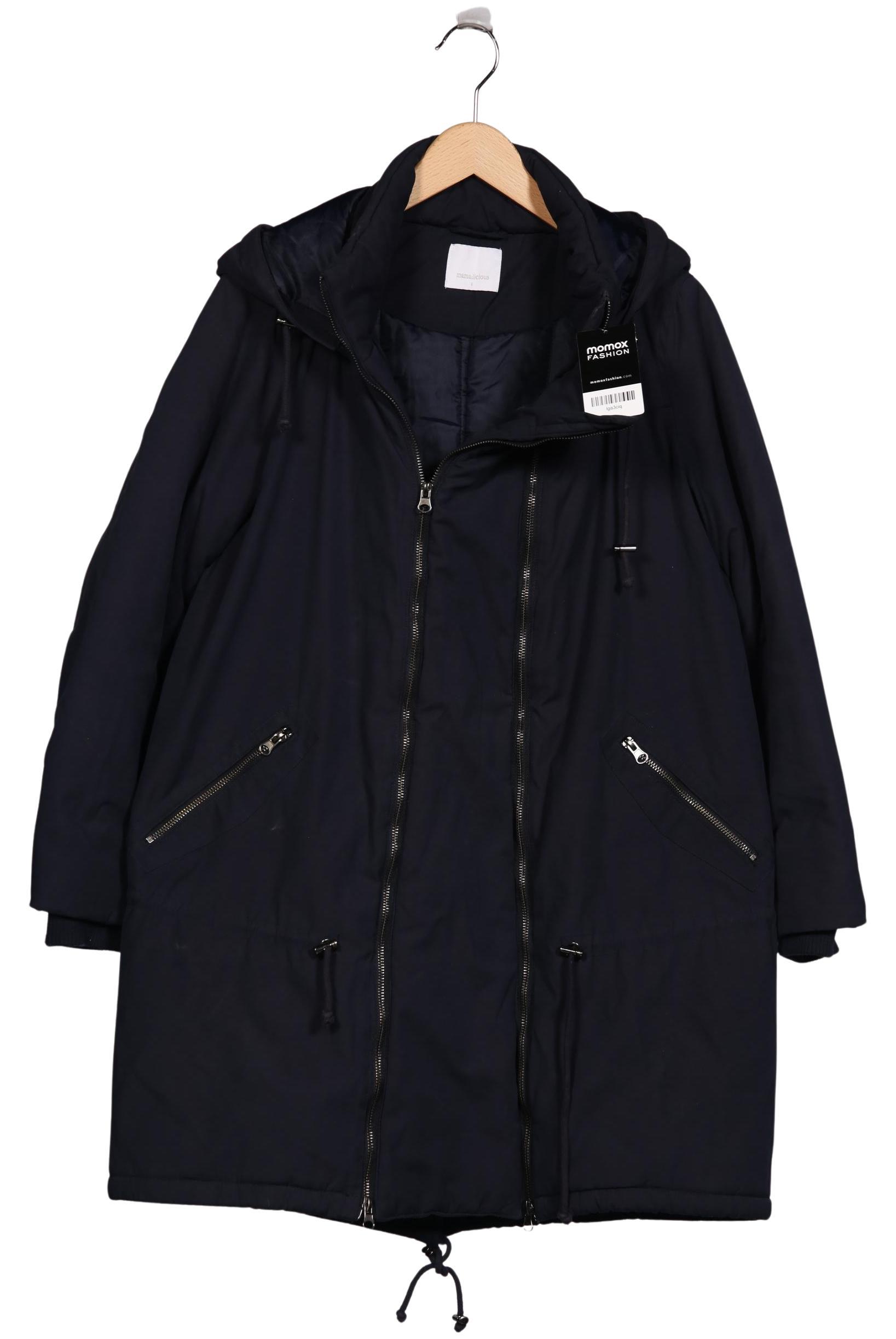 

Mama Licious Damen Mantel, marineblau, Gr. 36