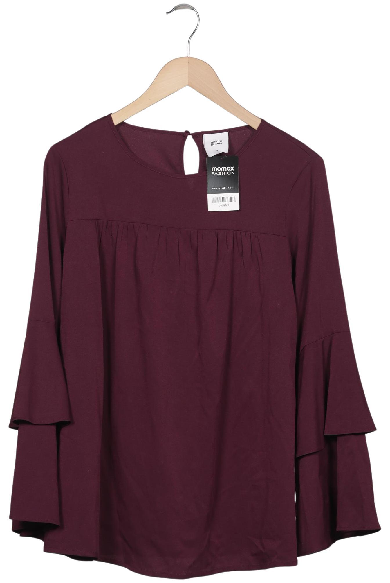 

Mama Licious Damen Bluse, bordeaux, Gr. 38