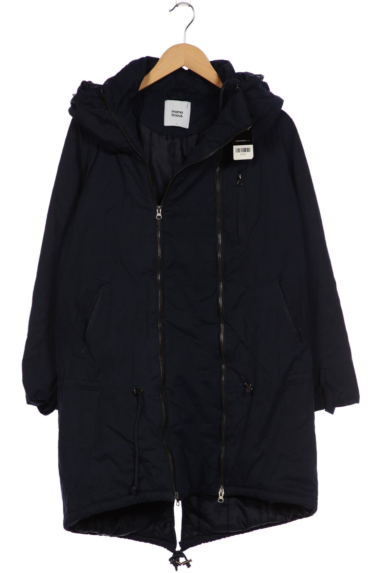 

Mama Licious Damen Mantel, marineblau, Gr. 36