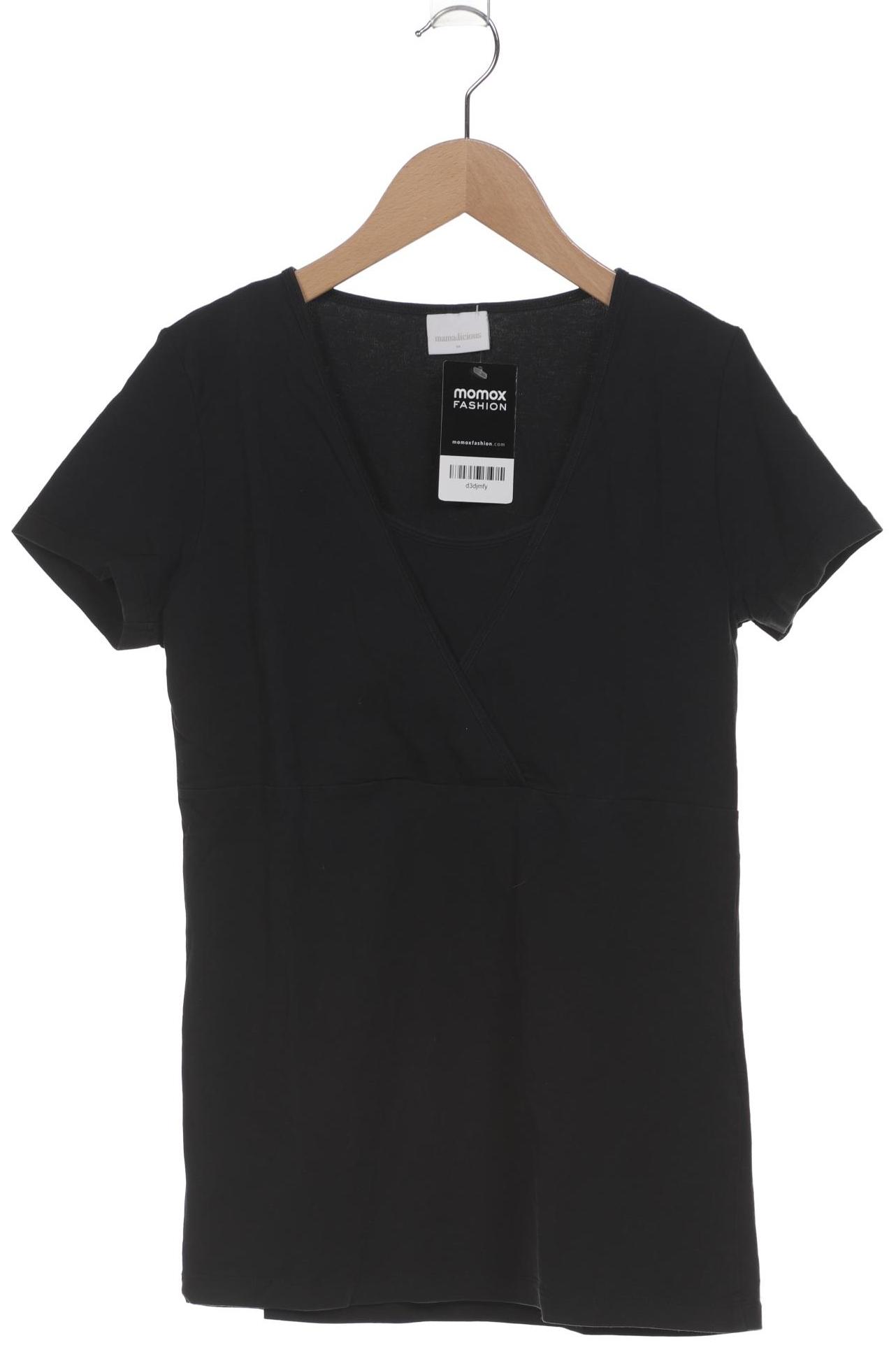 

Mama Licious Damen T-Shirt, schwarz, Gr. 38