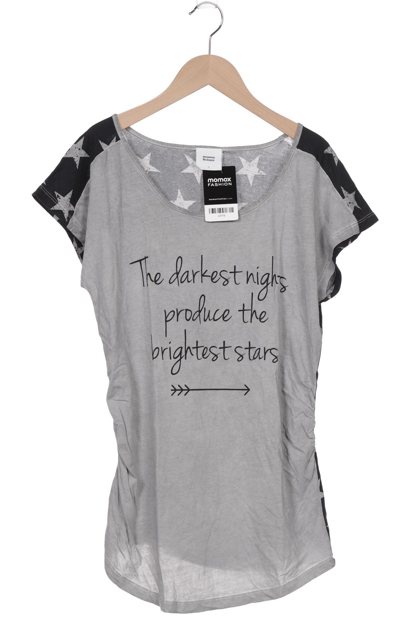 

Mama Licious Damen T-Shirt, grau, Gr. 36