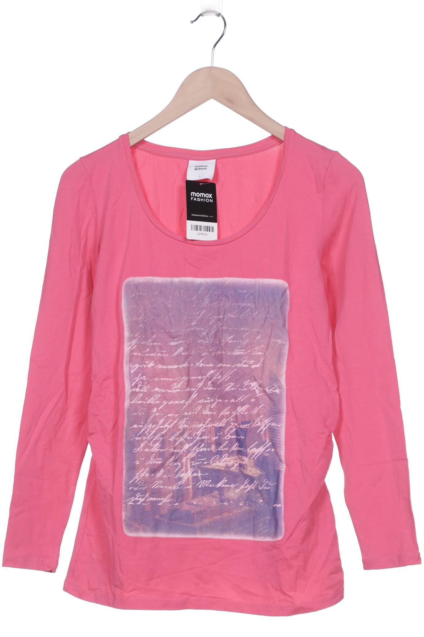 

Mama Licious Damen Langarmshirt, pink, Gr. 42