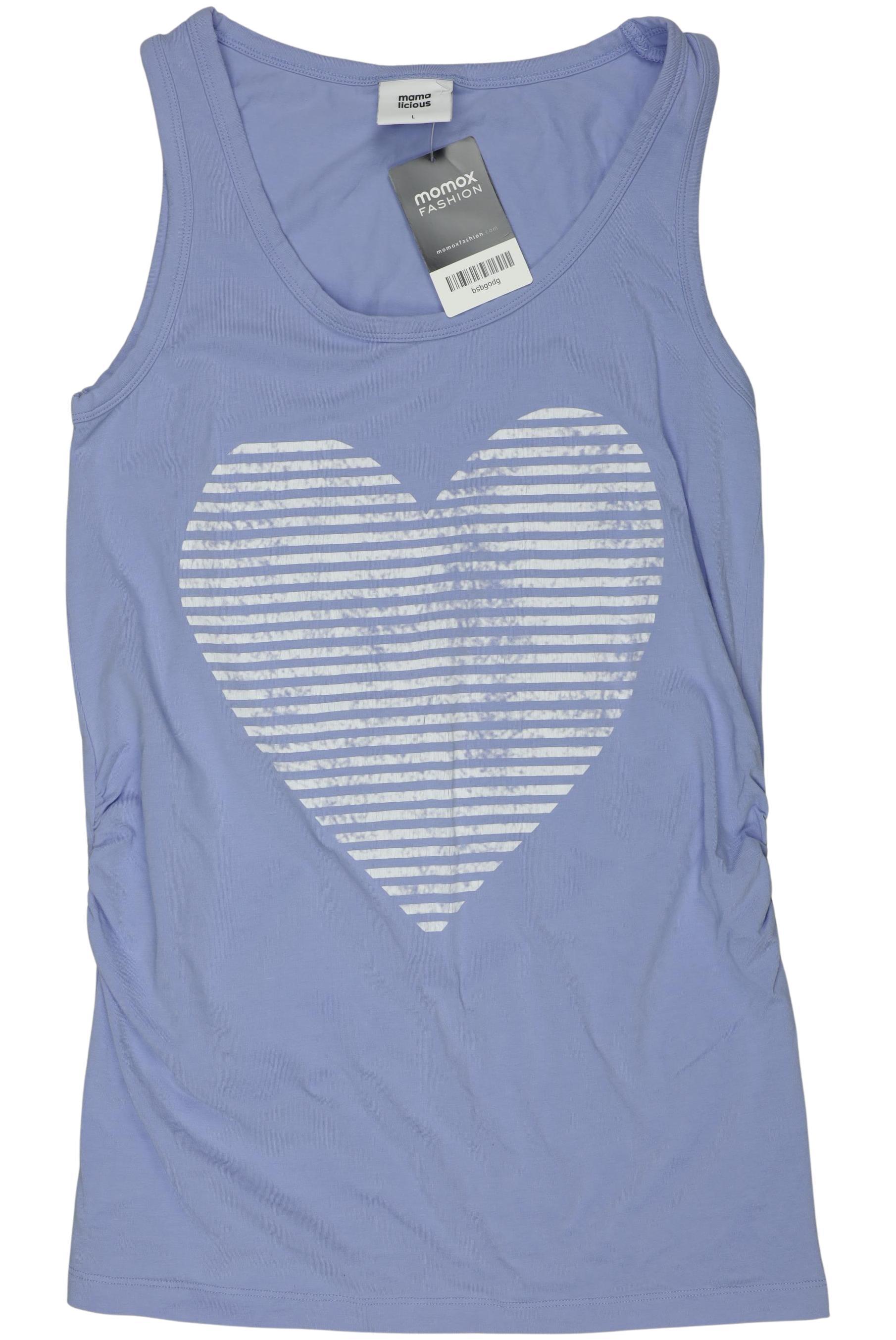 

Mama Licious Damen Top, hellblau, Gr. 42