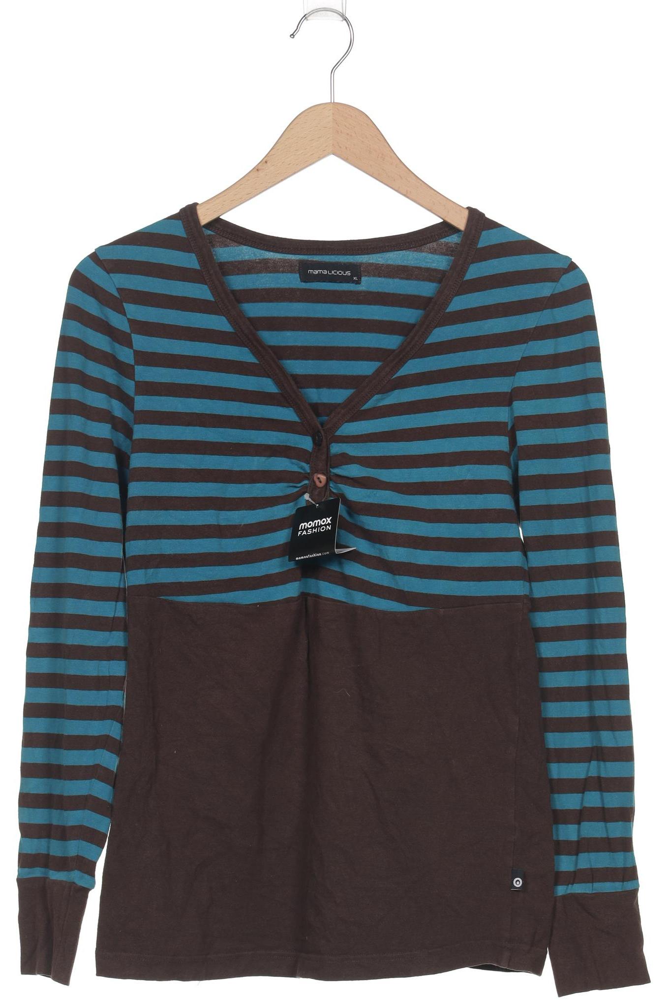 

Mama Licious Damen Langarmshirt, braun, Gr. 44