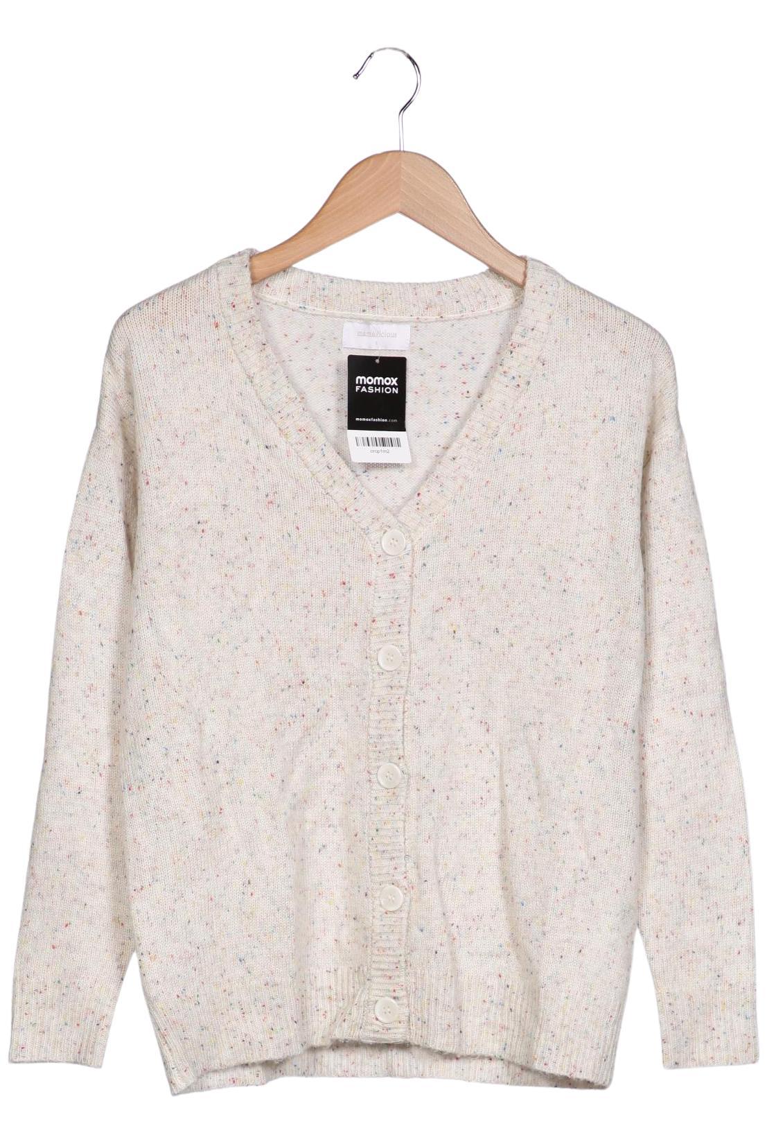 

Mama Licious Damen Strickjacke, cremeweiß, Gr. 36