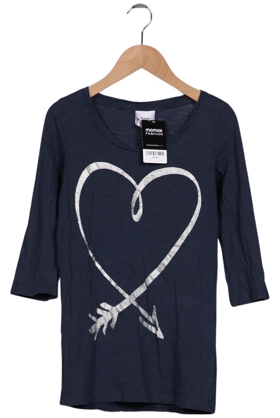 

Mama Licious Damen Langarmshirt, marineblau, Gr. 34
