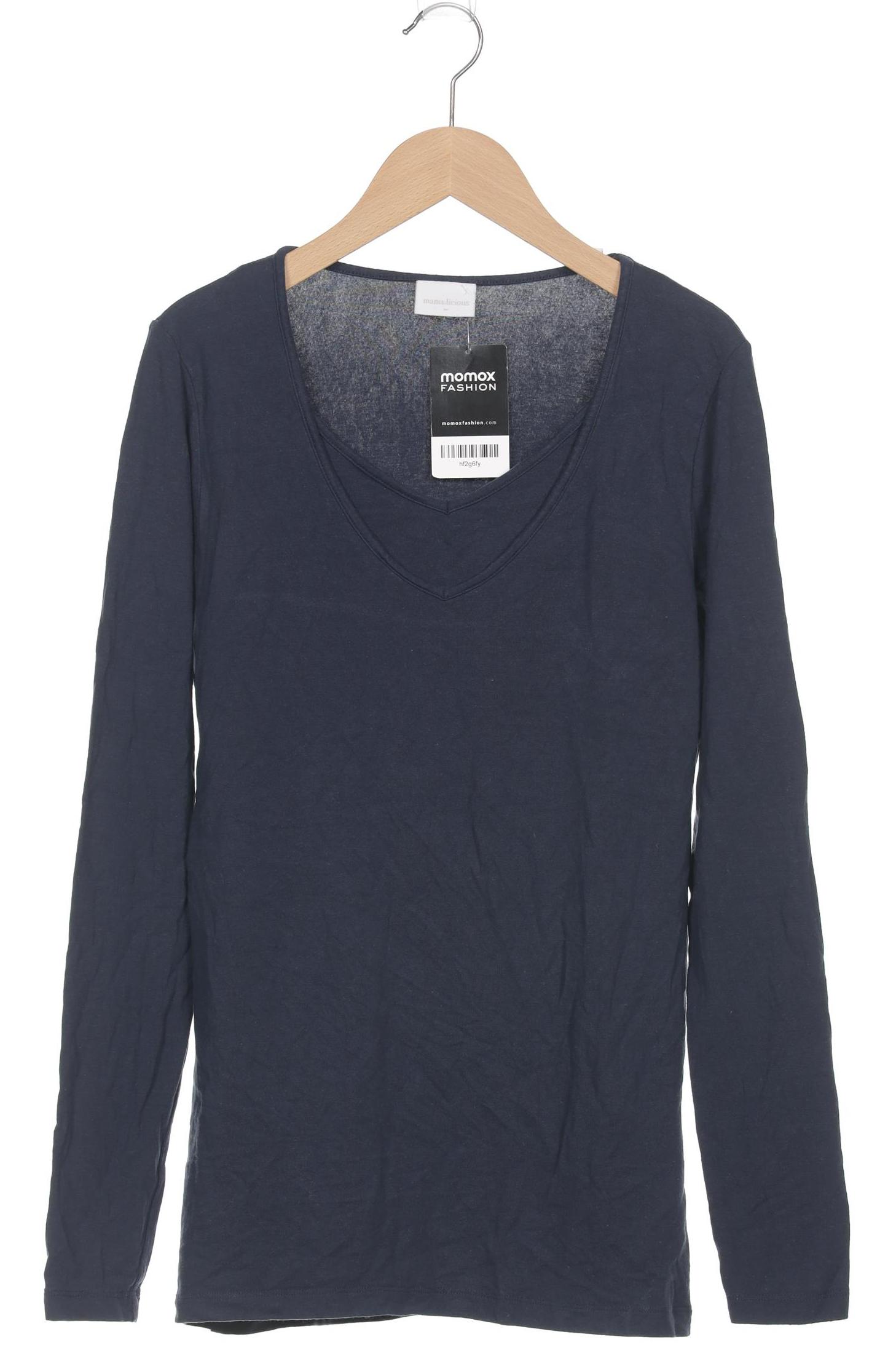 

Mama Licious Damen Langarmshirt, marineblau, Gr. 38