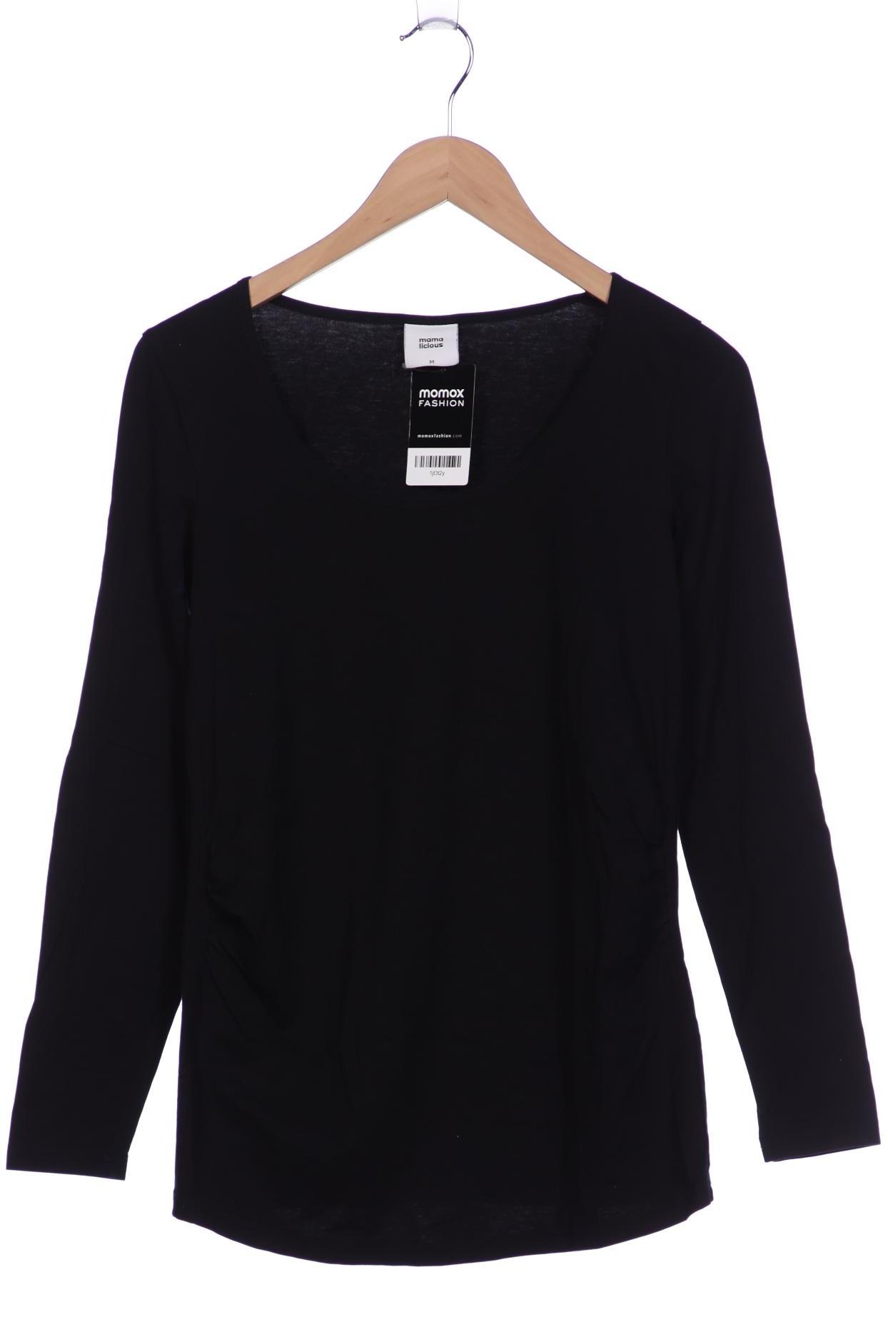 

Mama Licious Damen Langarmshirt, schwarz, Gr. 38