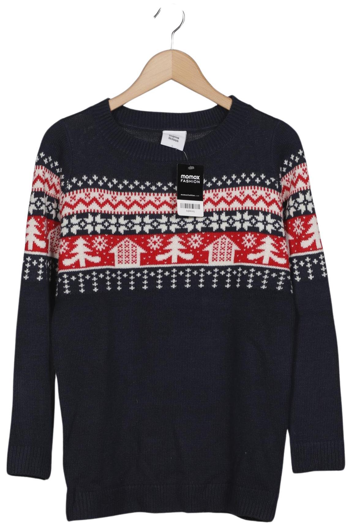 

Mama Licious Damen Pullover, marineblau, Gr. 36