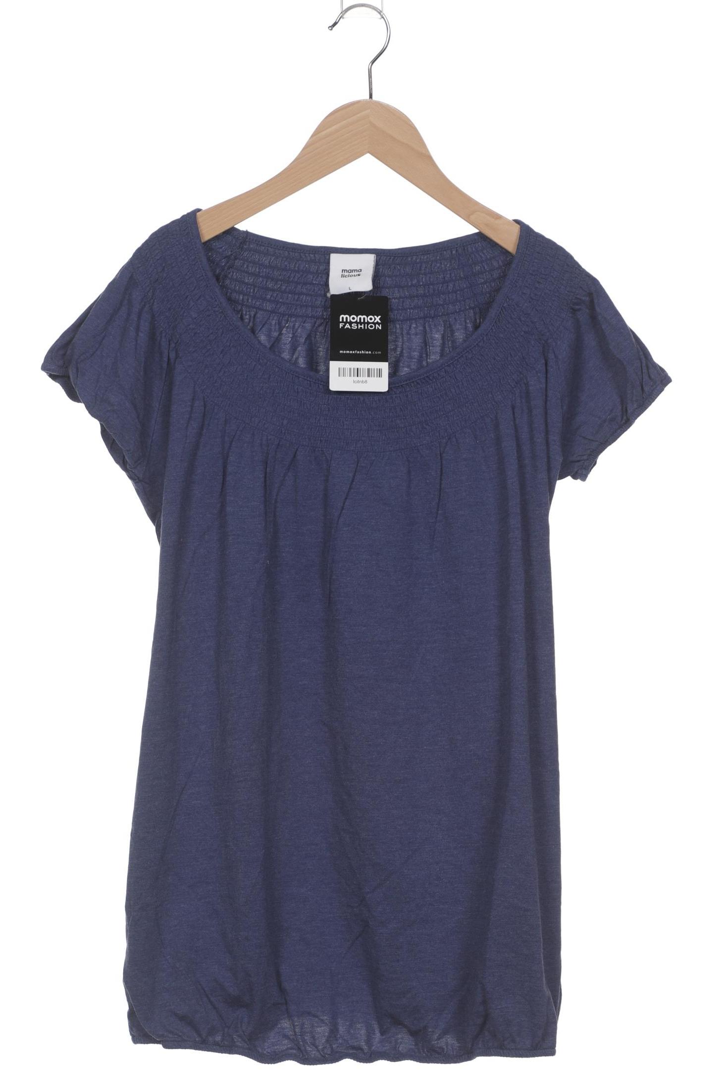 

Mama Licious Damen T-Shirt, blau, Gr. 42