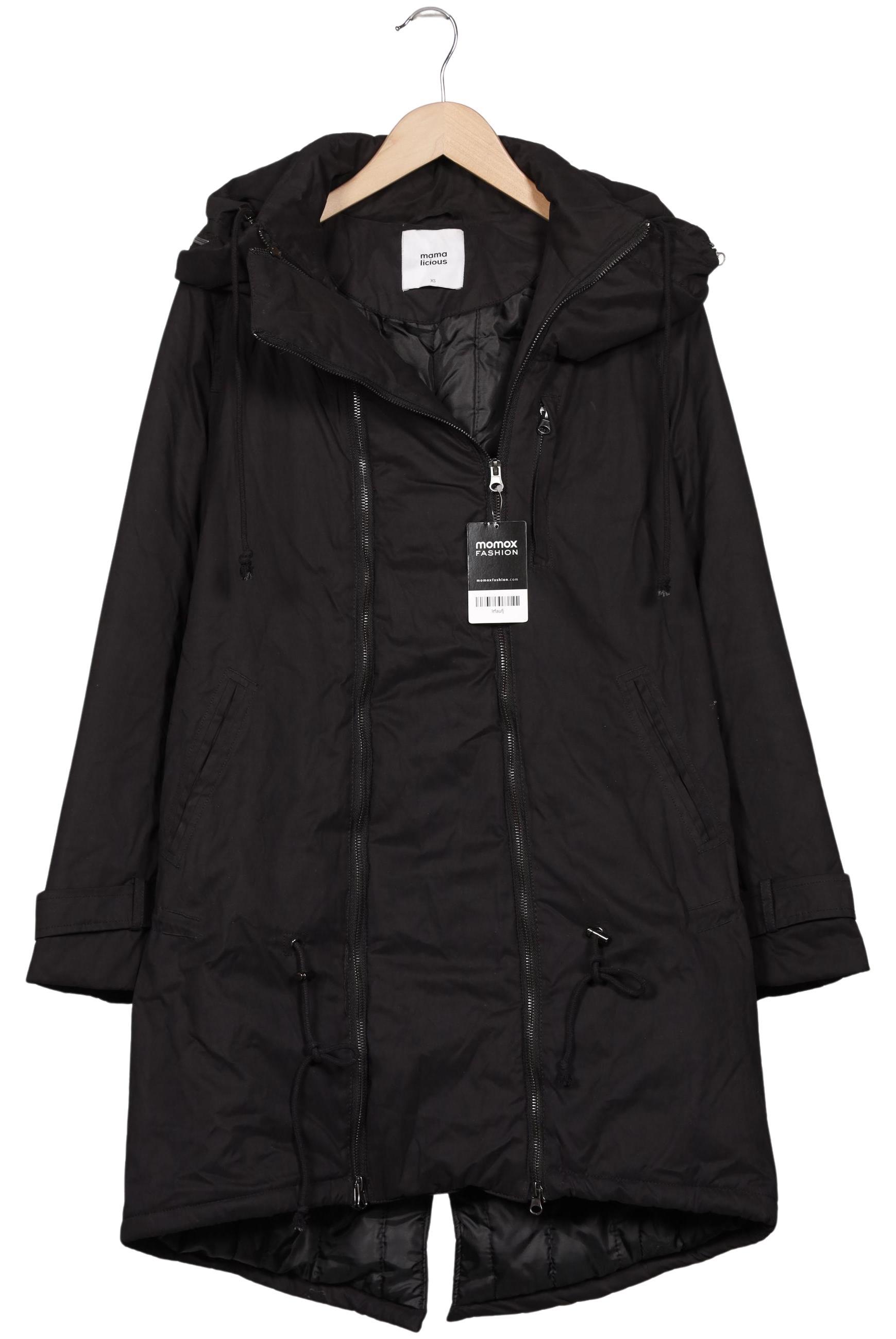 

Mama Licious Damen Mantel, schwarz, Gr. 34