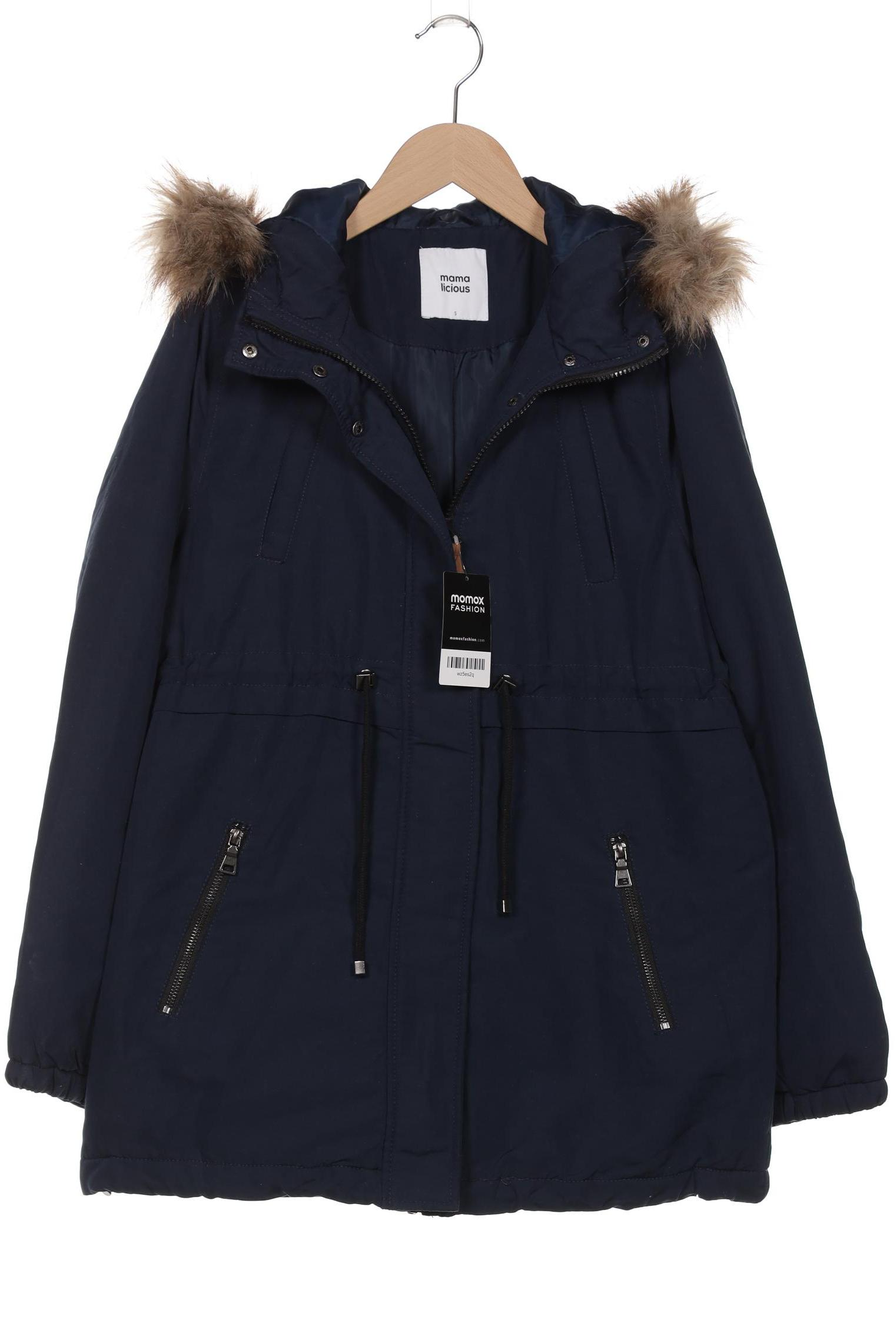 

Mama Licious Damen Mantel, marineblau, Gr. 36