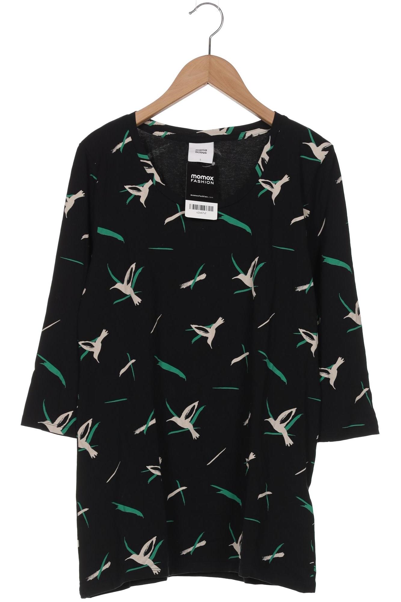

Mama Licious Damen Langarmshirt, schwarz, Gr. 42