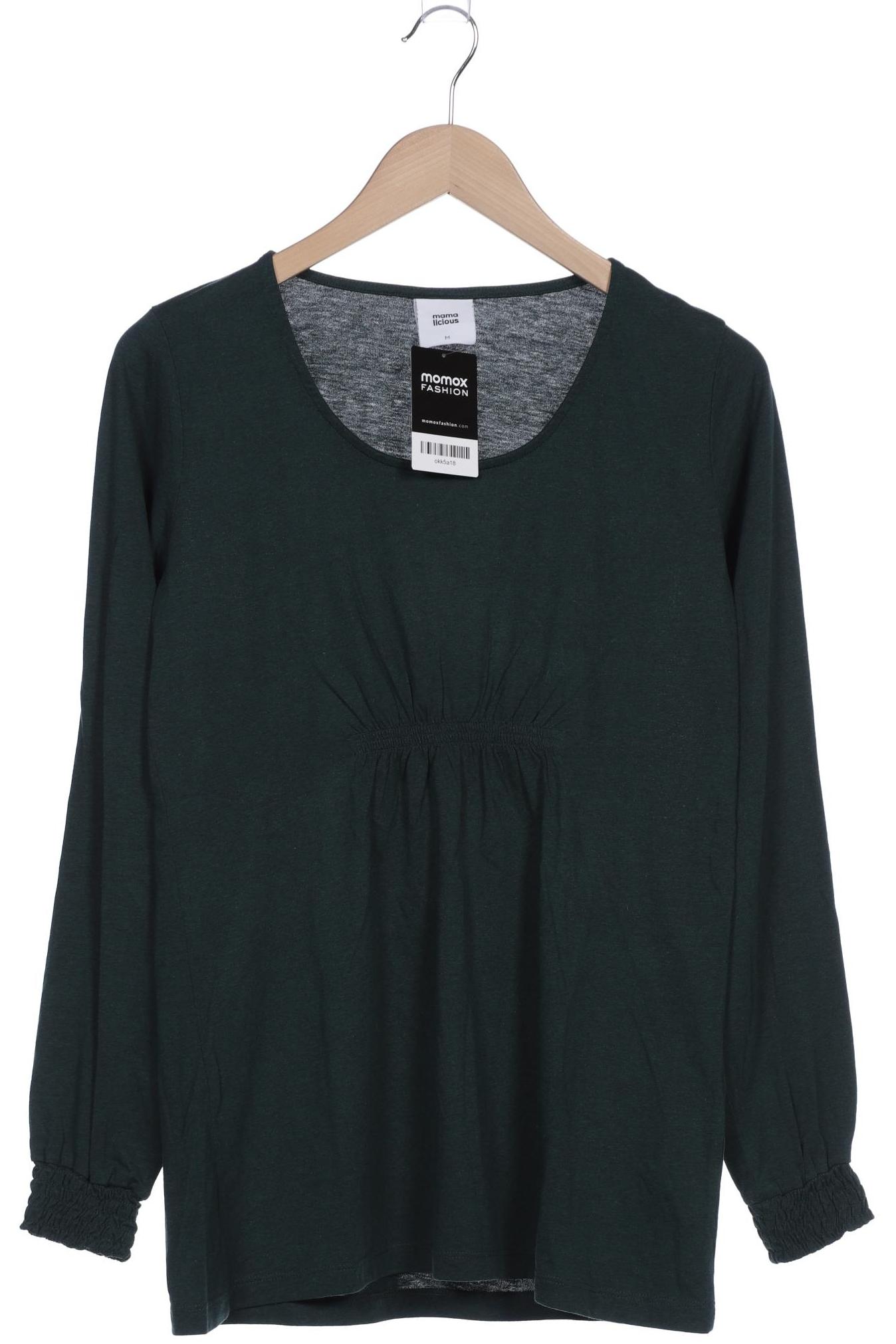 

Mama Licious Damen Langarmshirt, grün, Gr. 38